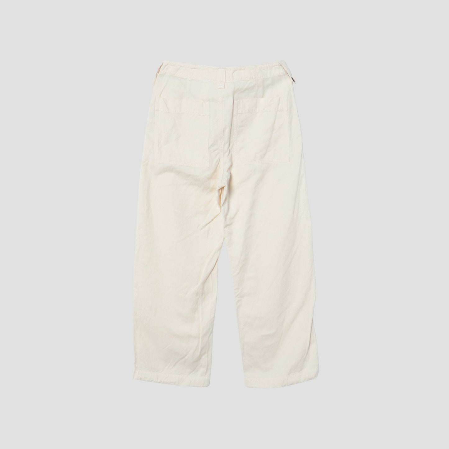 HIGHTWISTED COTTON LINEN TROUSERS