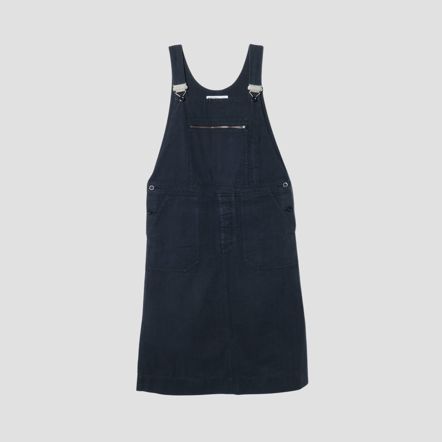 FADED COTTON TWILL DRESS