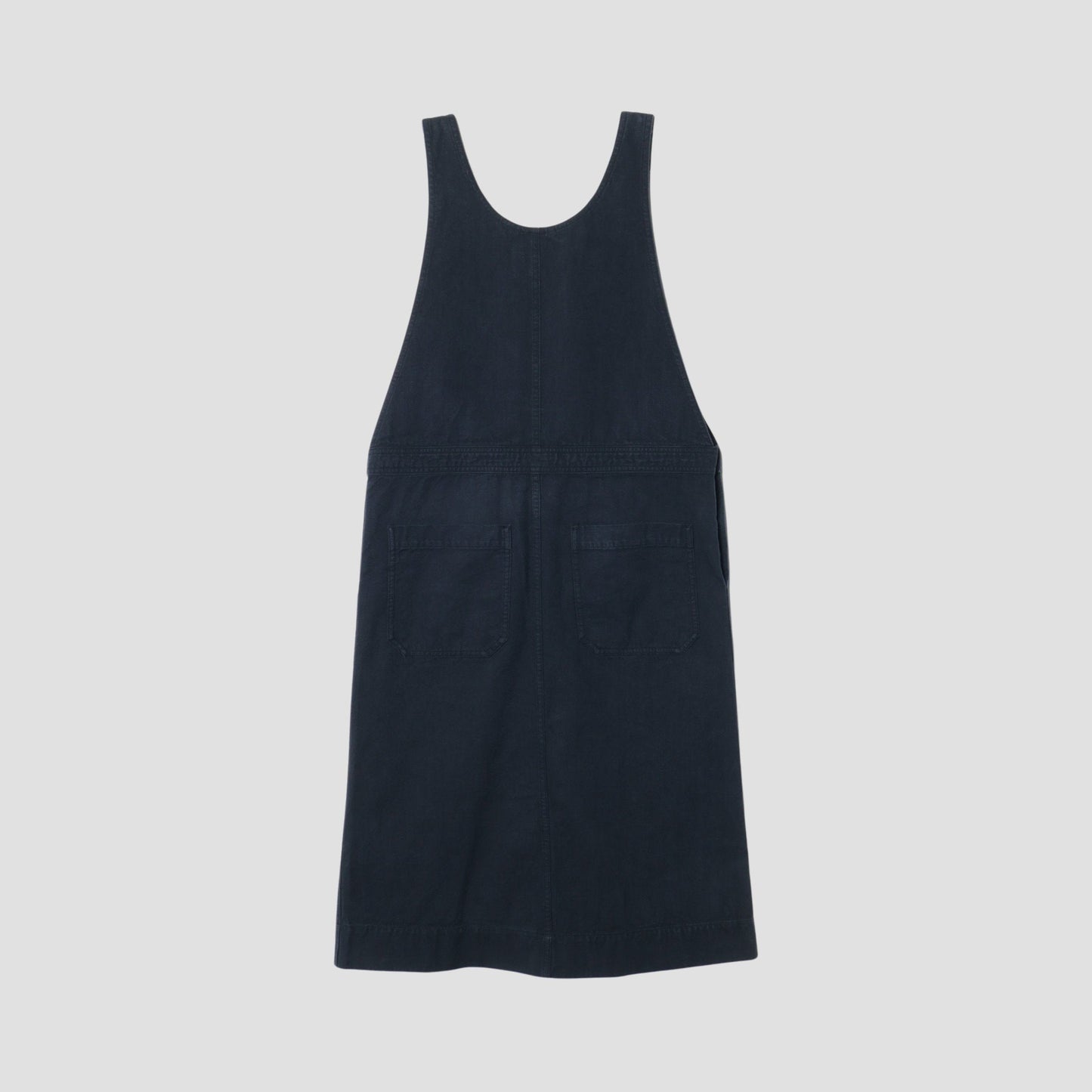 FADED COTTON TWILL DRESS