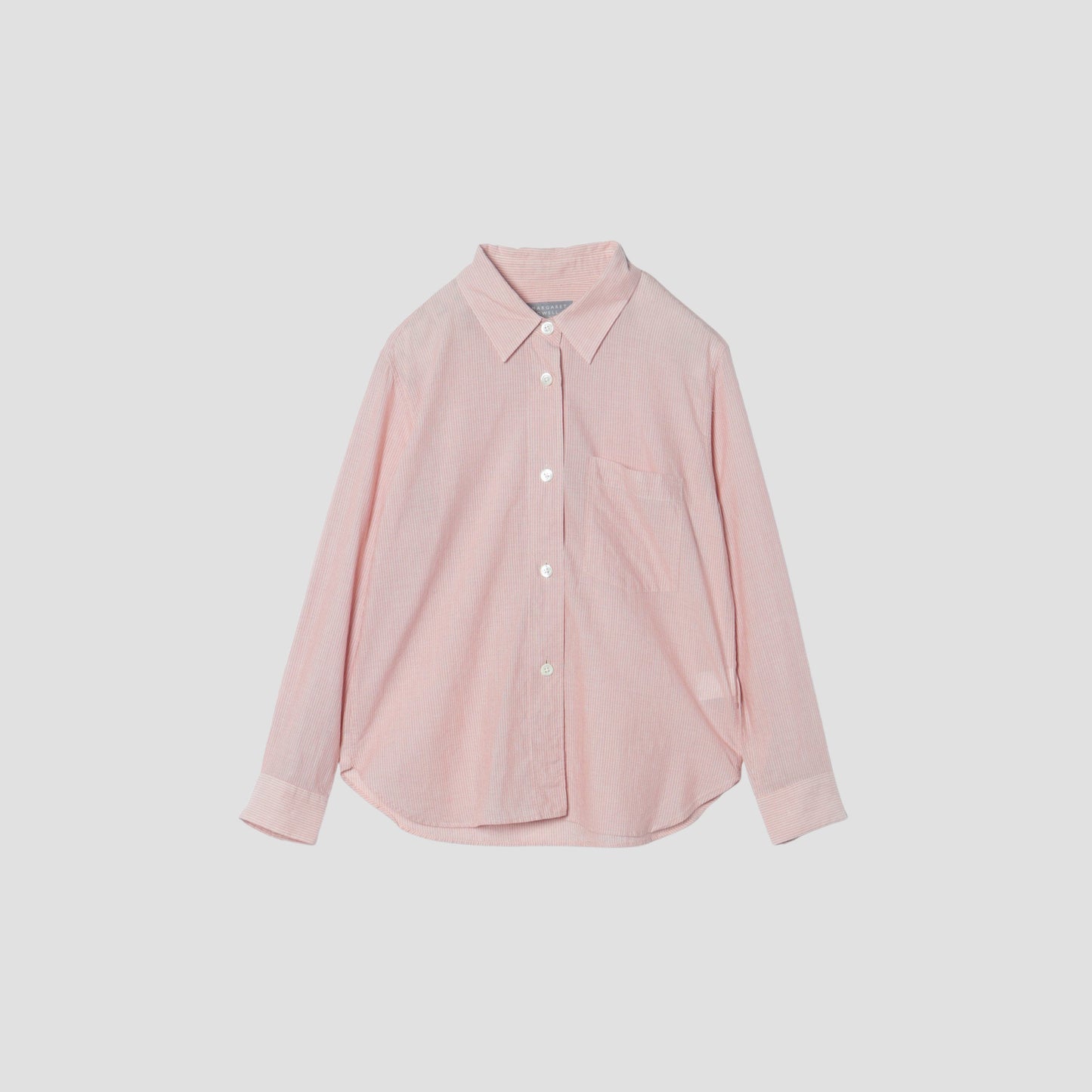 DOUBLE STRIPE COTTON CASHMERE SHIRT