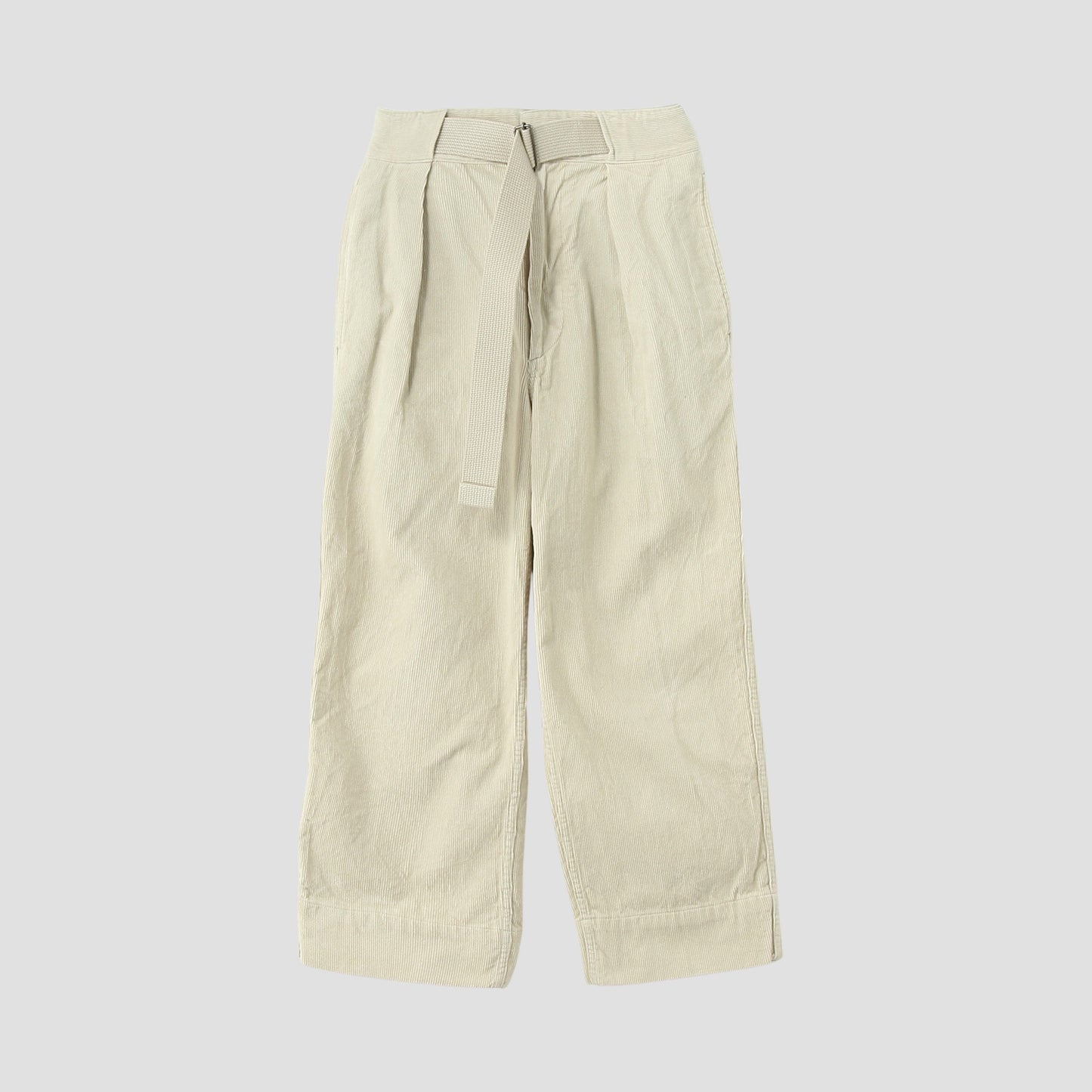 DRY COTTON NEEDLECORD TROUSERS