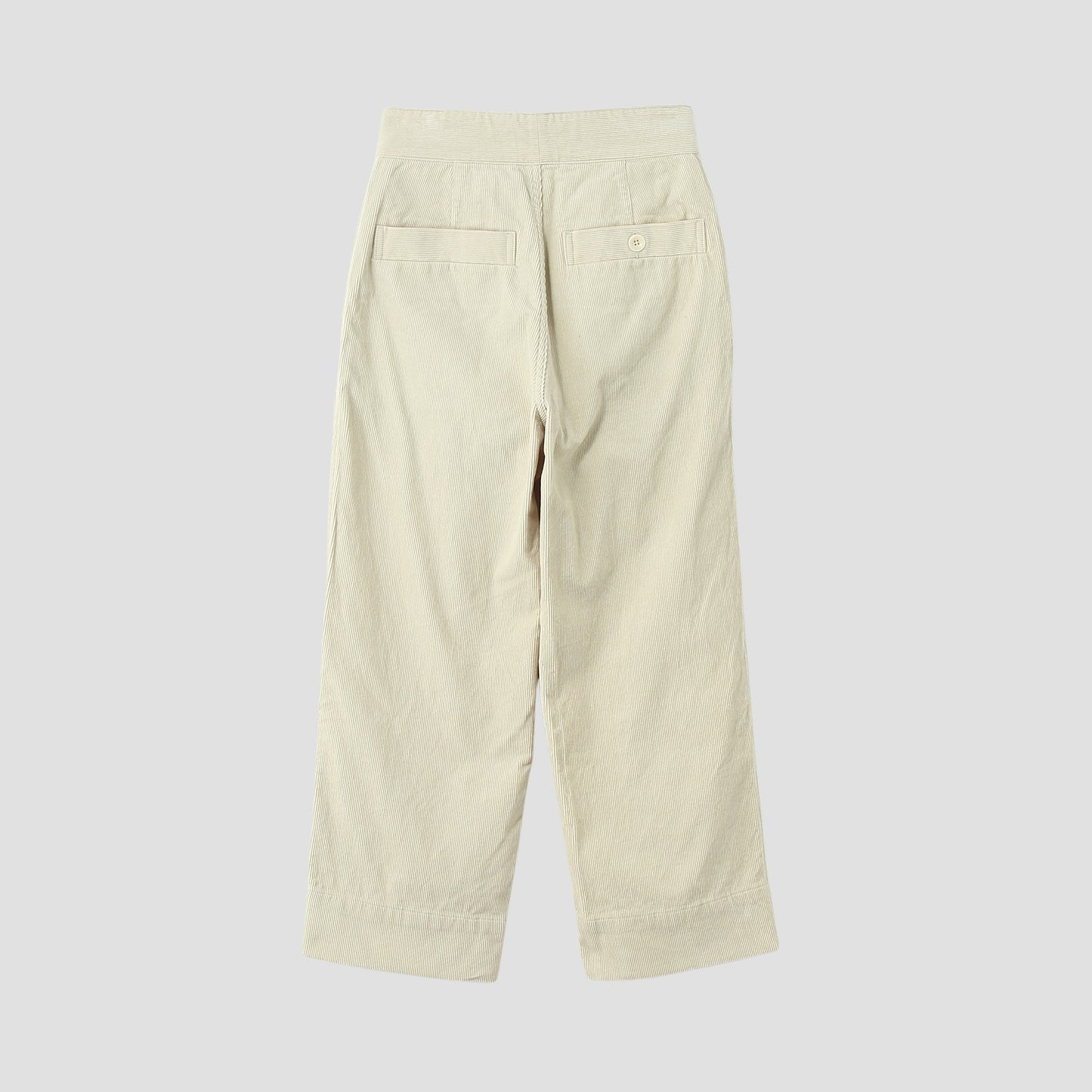DRY COTTON NEEDLECORD TROUSERS