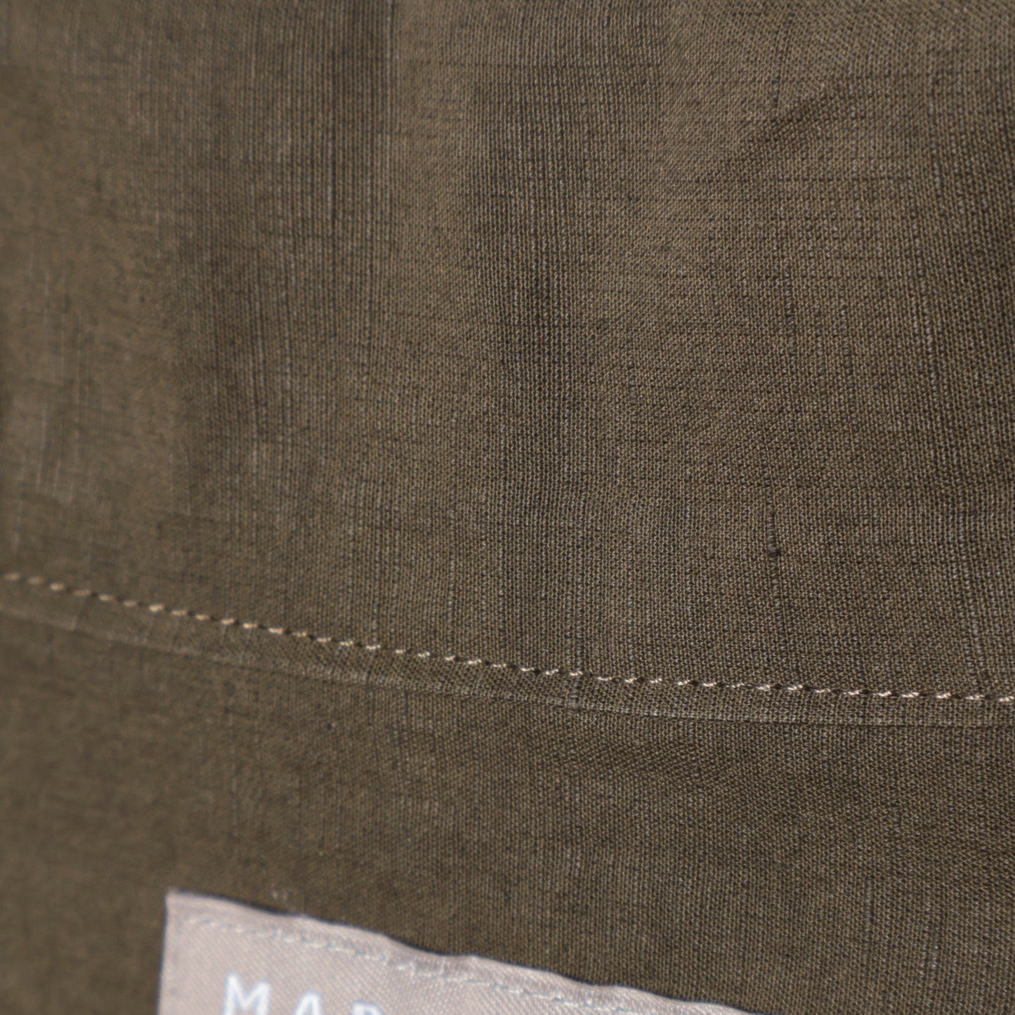 FINE PLAINWEAVE COTTON LINEN DRESS