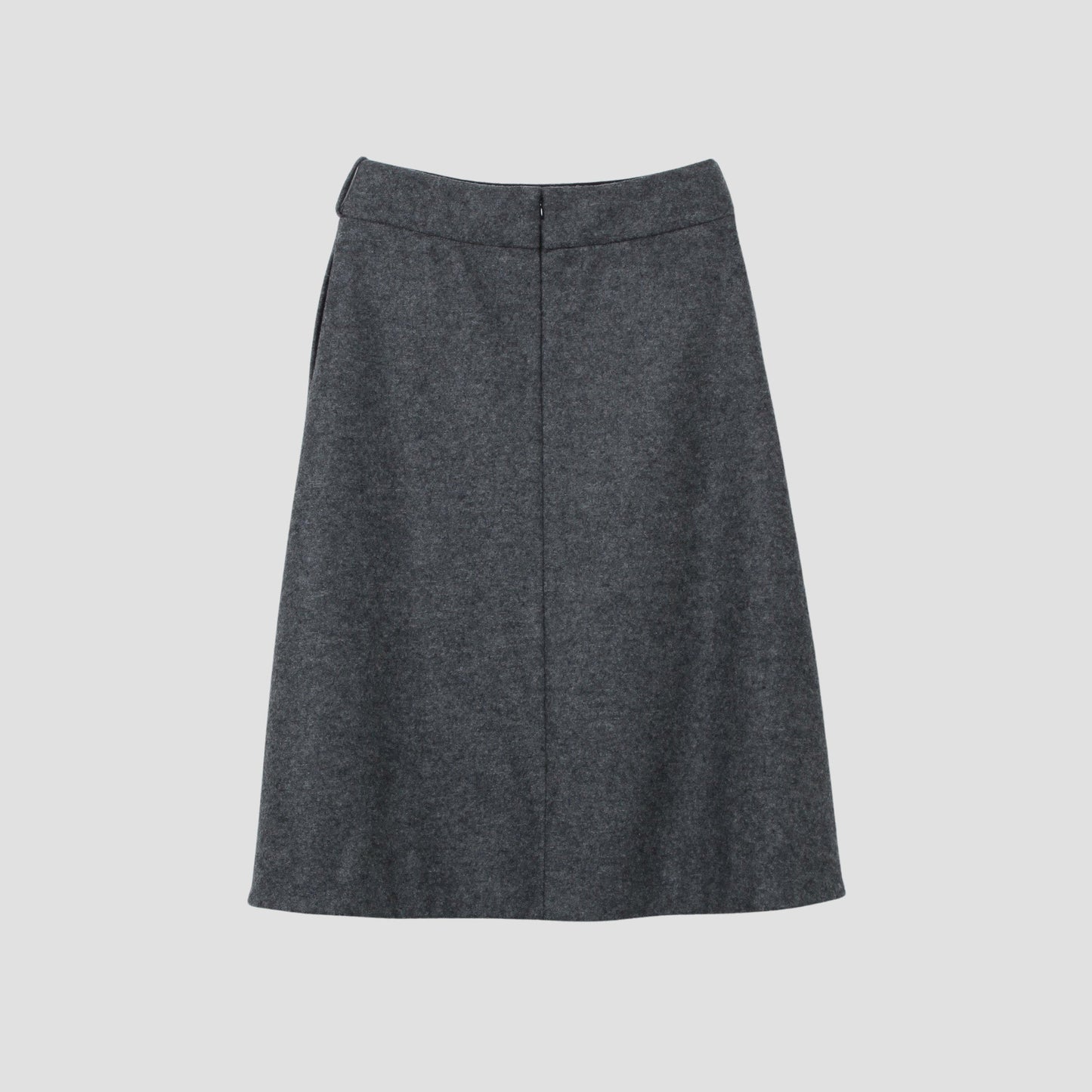 FELTED WOOL JERSEY SKIRT