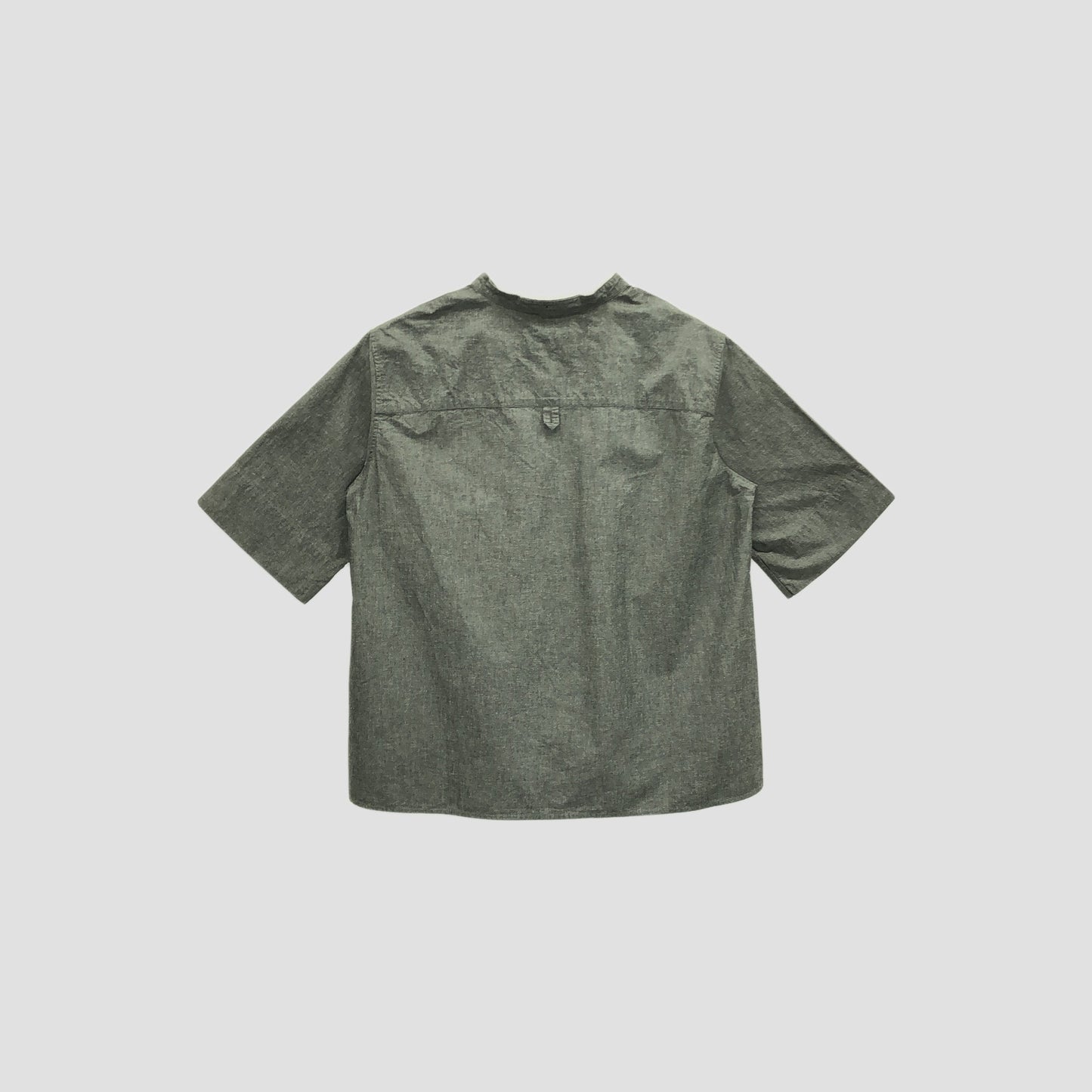 COTTON LINEN CHAMBRAY SHIRT