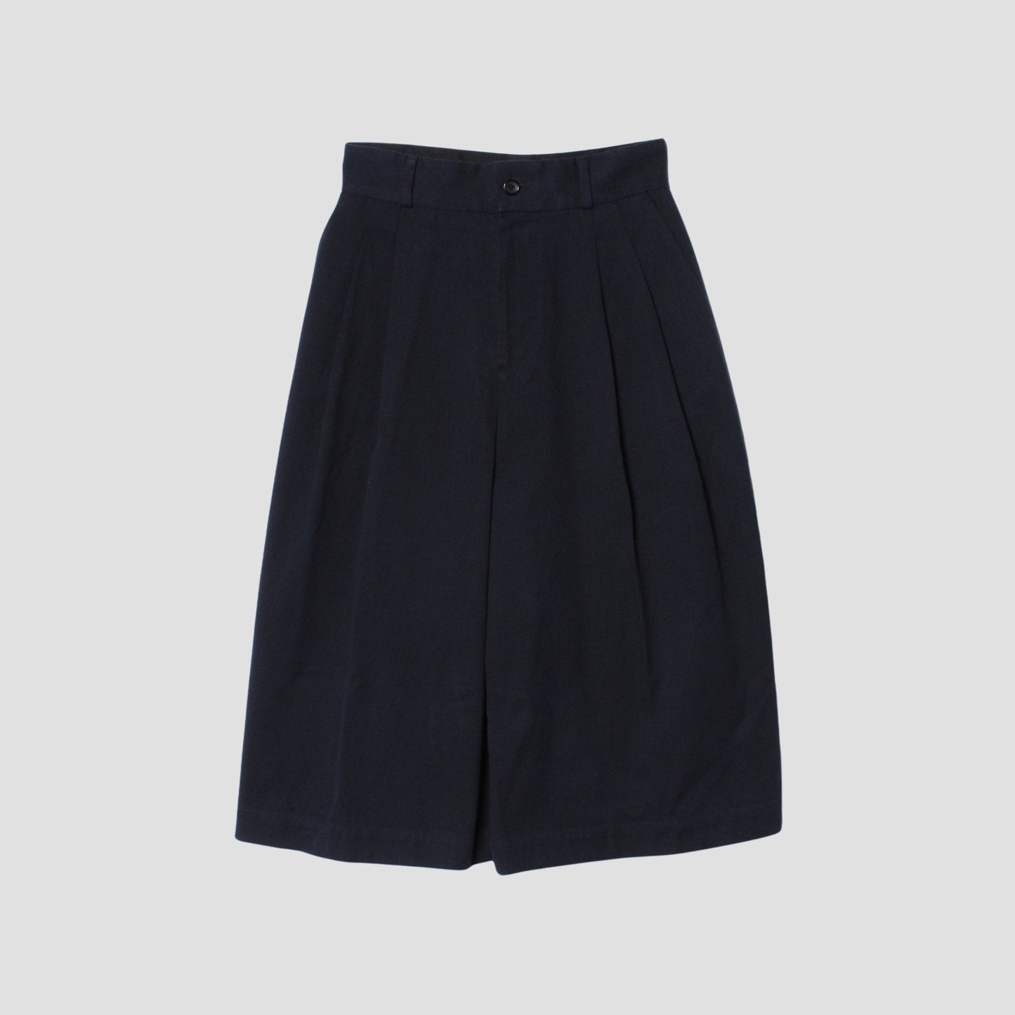 YARN DYE HEAVY COTTON TWILL TROUSERS