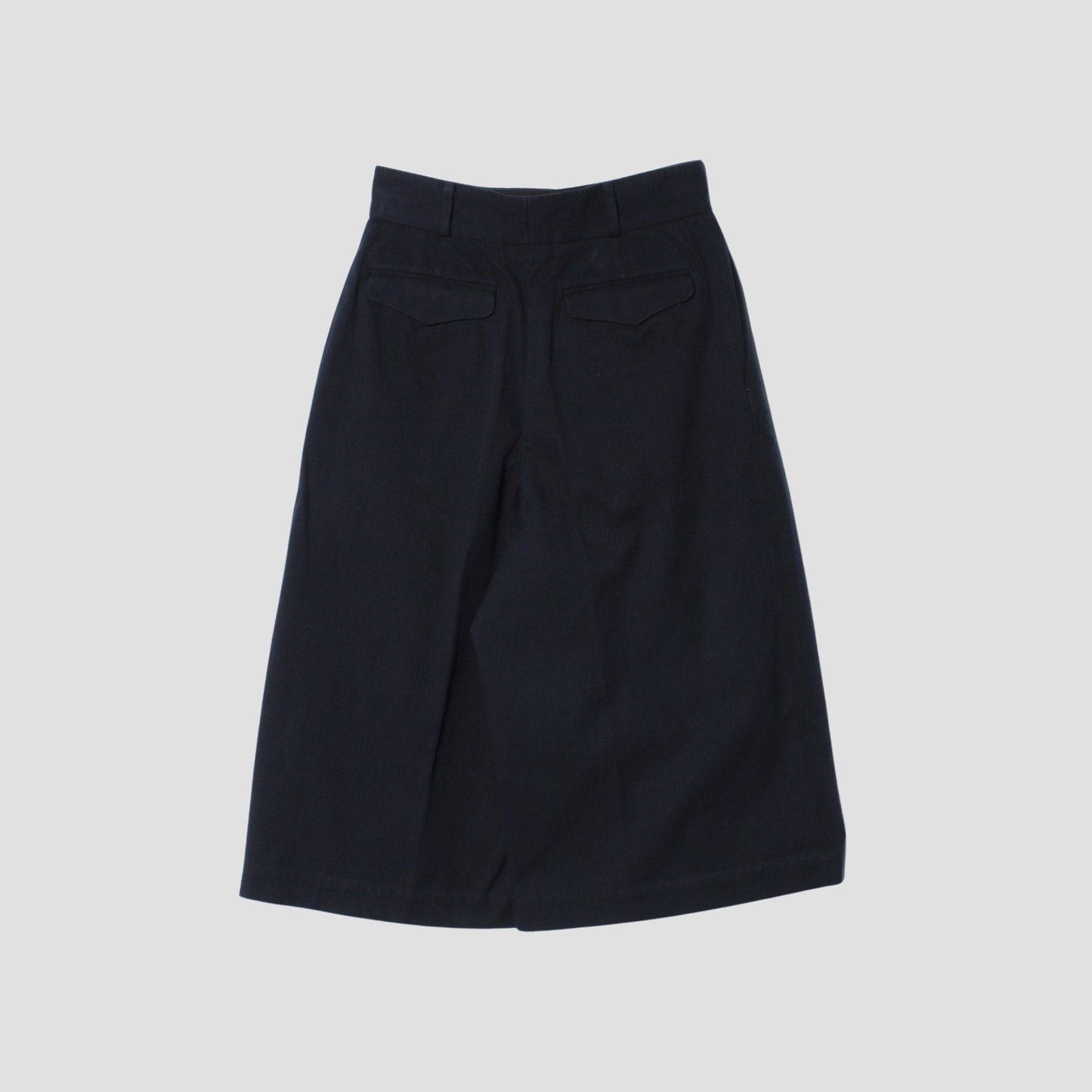YARN DYE HEAVY COTTON TWILL TROUSERS