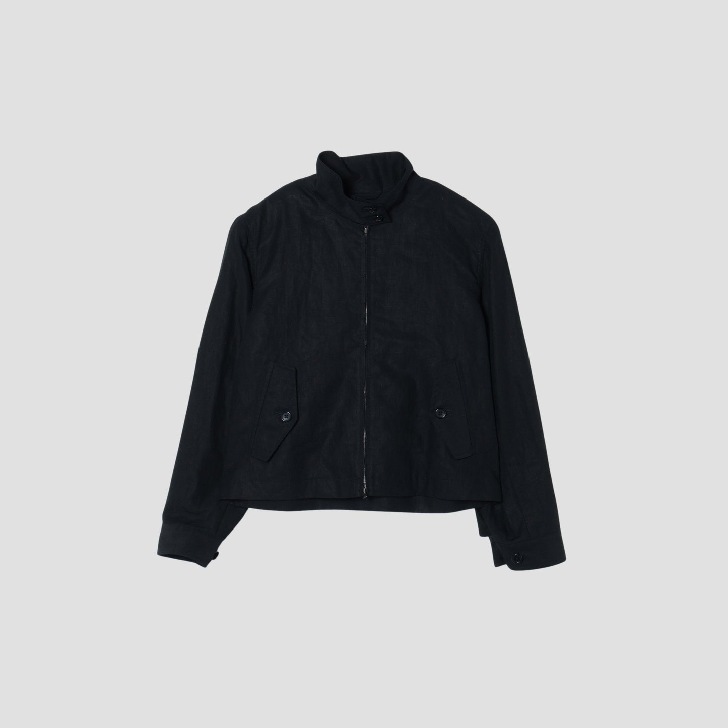 DENSE LINEN POPLIN BLOUSON