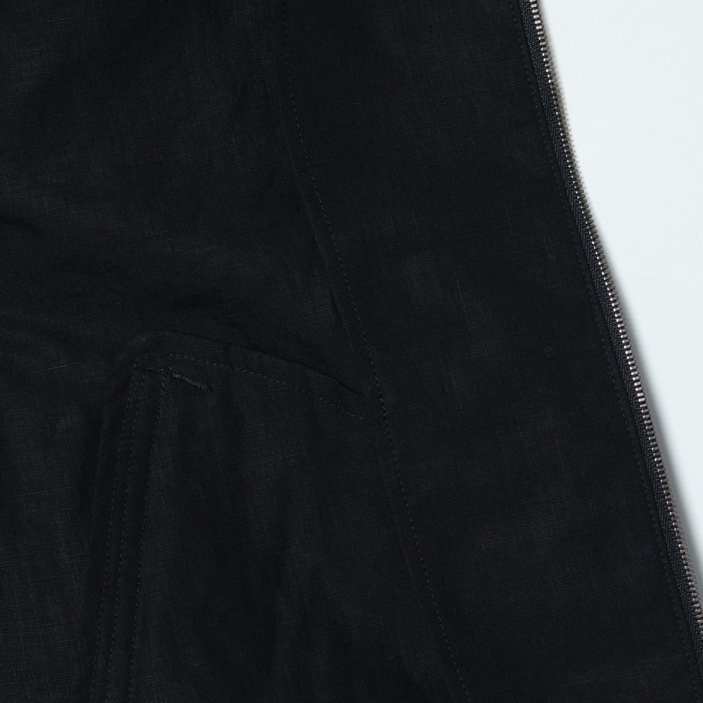 DENSE LINEN POPLIN BLOUSON