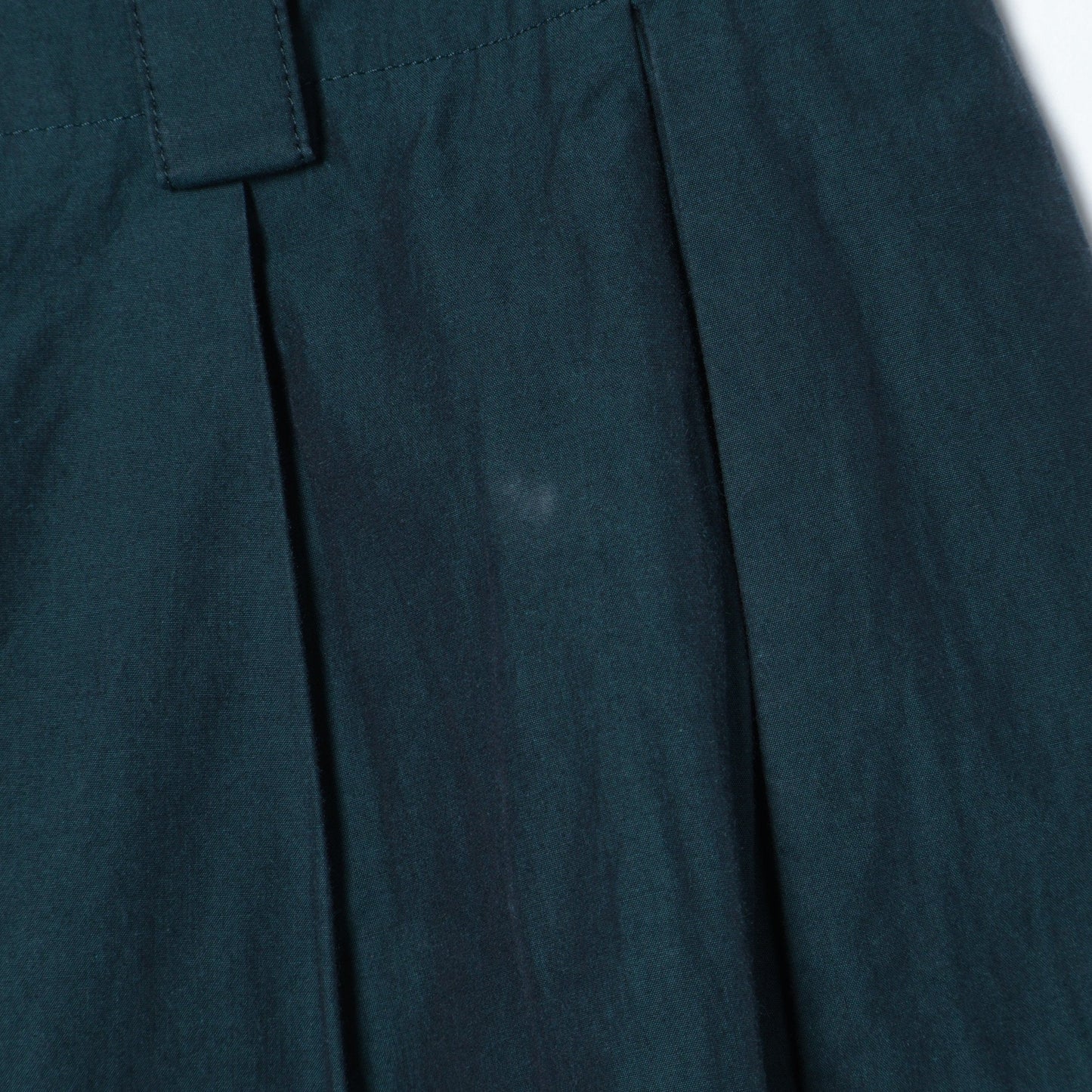 YARN DYED COTTON POPLIN SKIRT