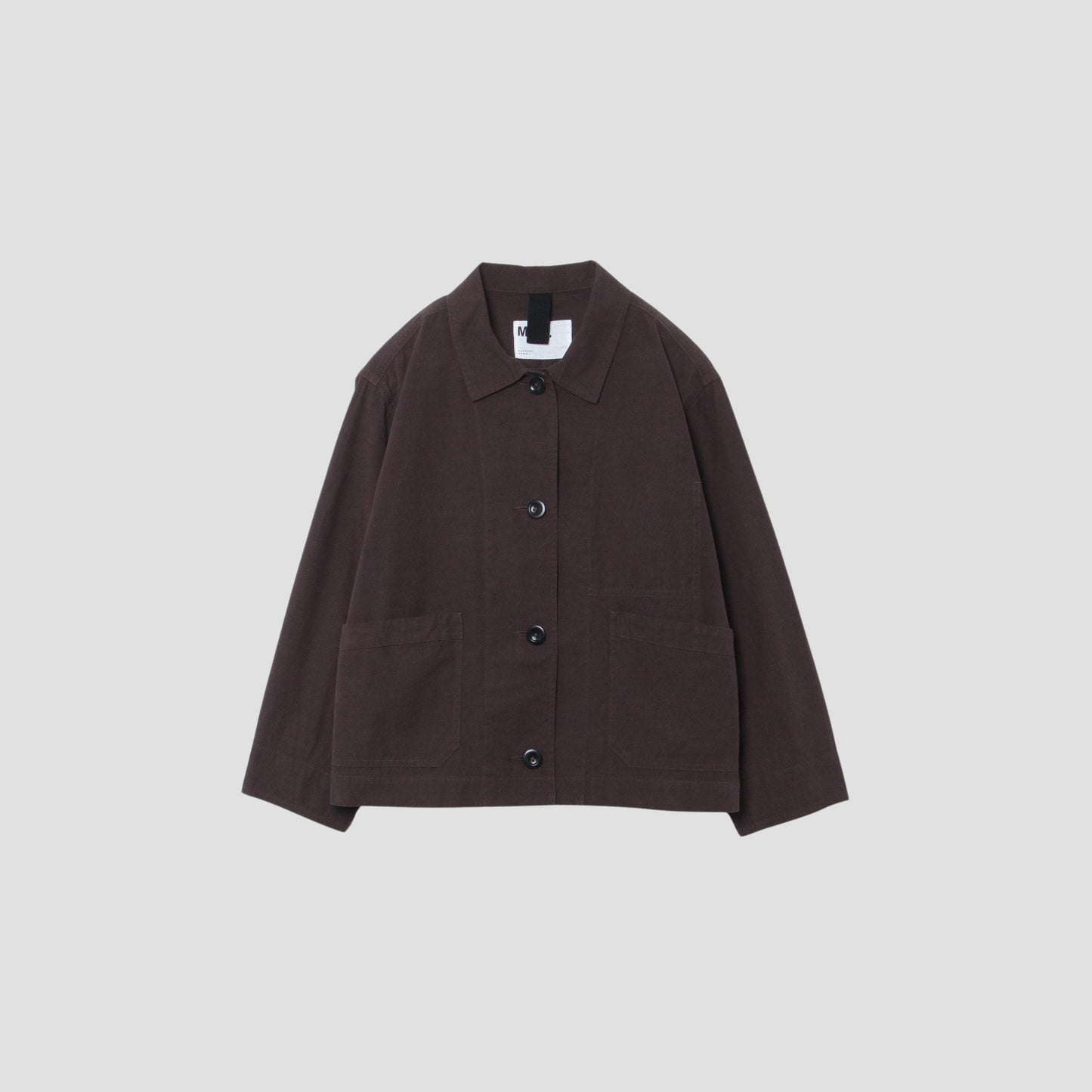 OVERDYE MELANGE COTTON LINEN BLOUSON