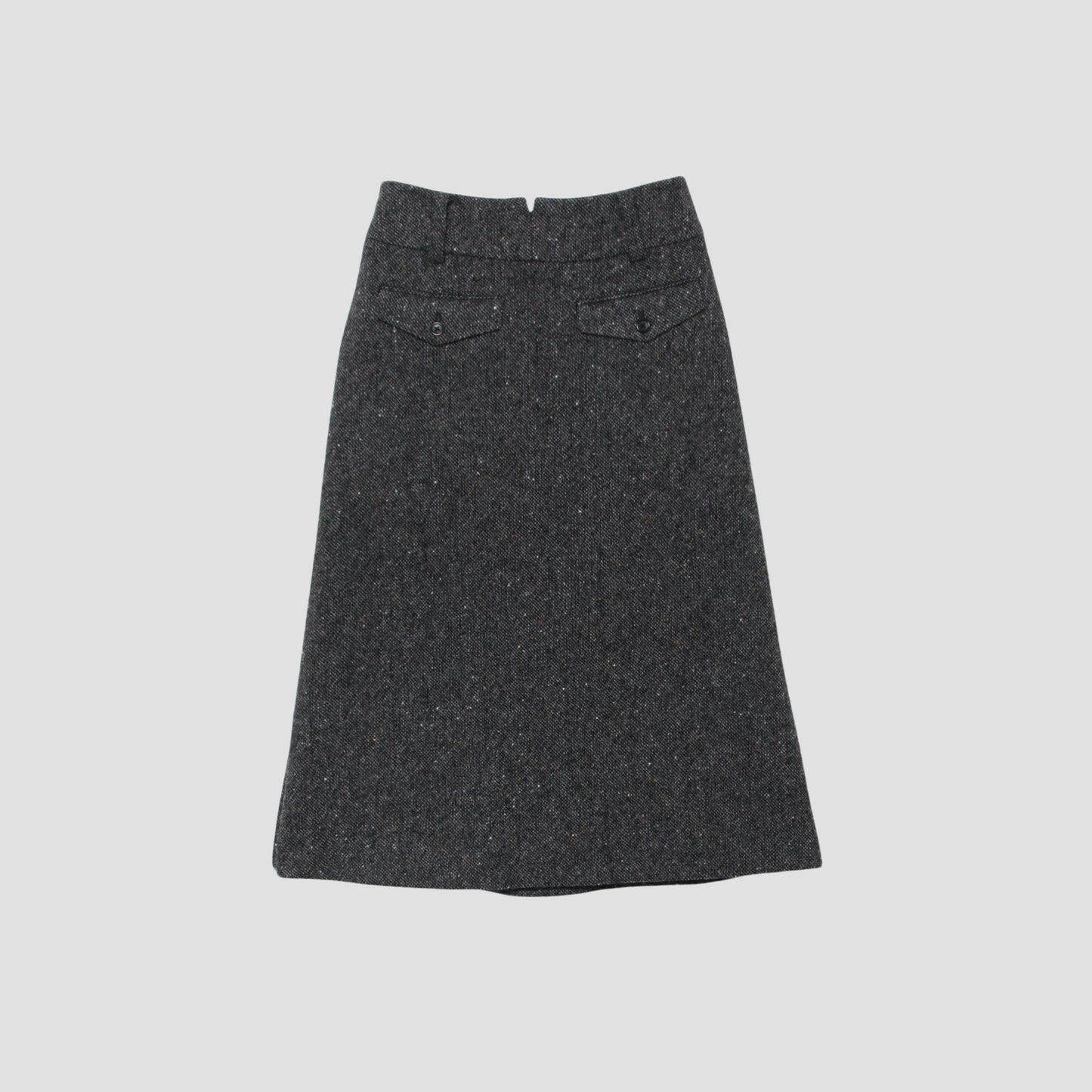 WOOL TWEED SKIRT