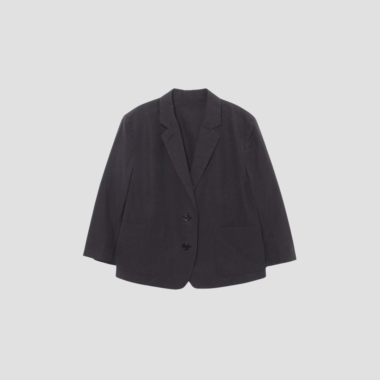 WASHED YARN DYE POPLIN JACKET