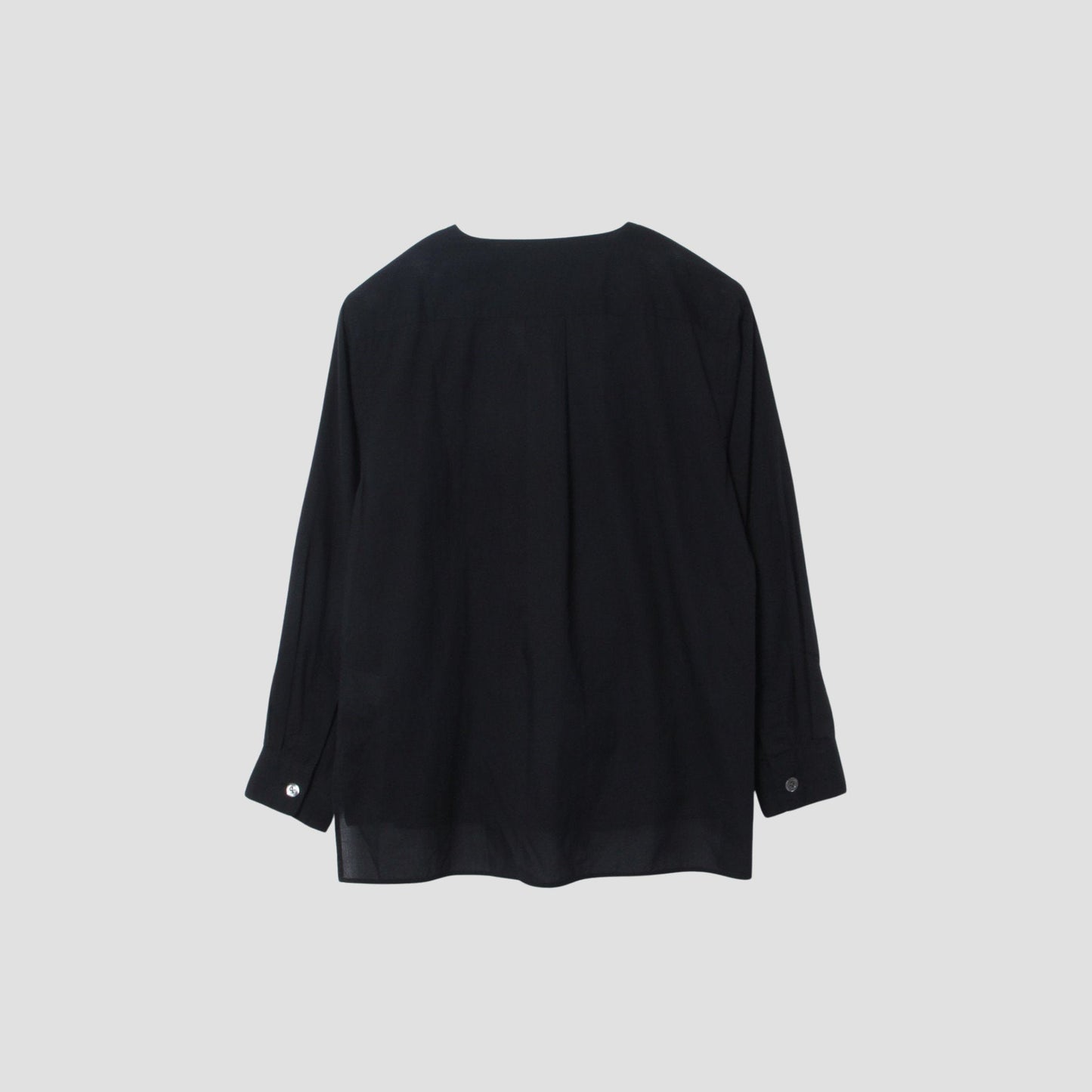 PIECE DYED WASHED COTTON SHIRT