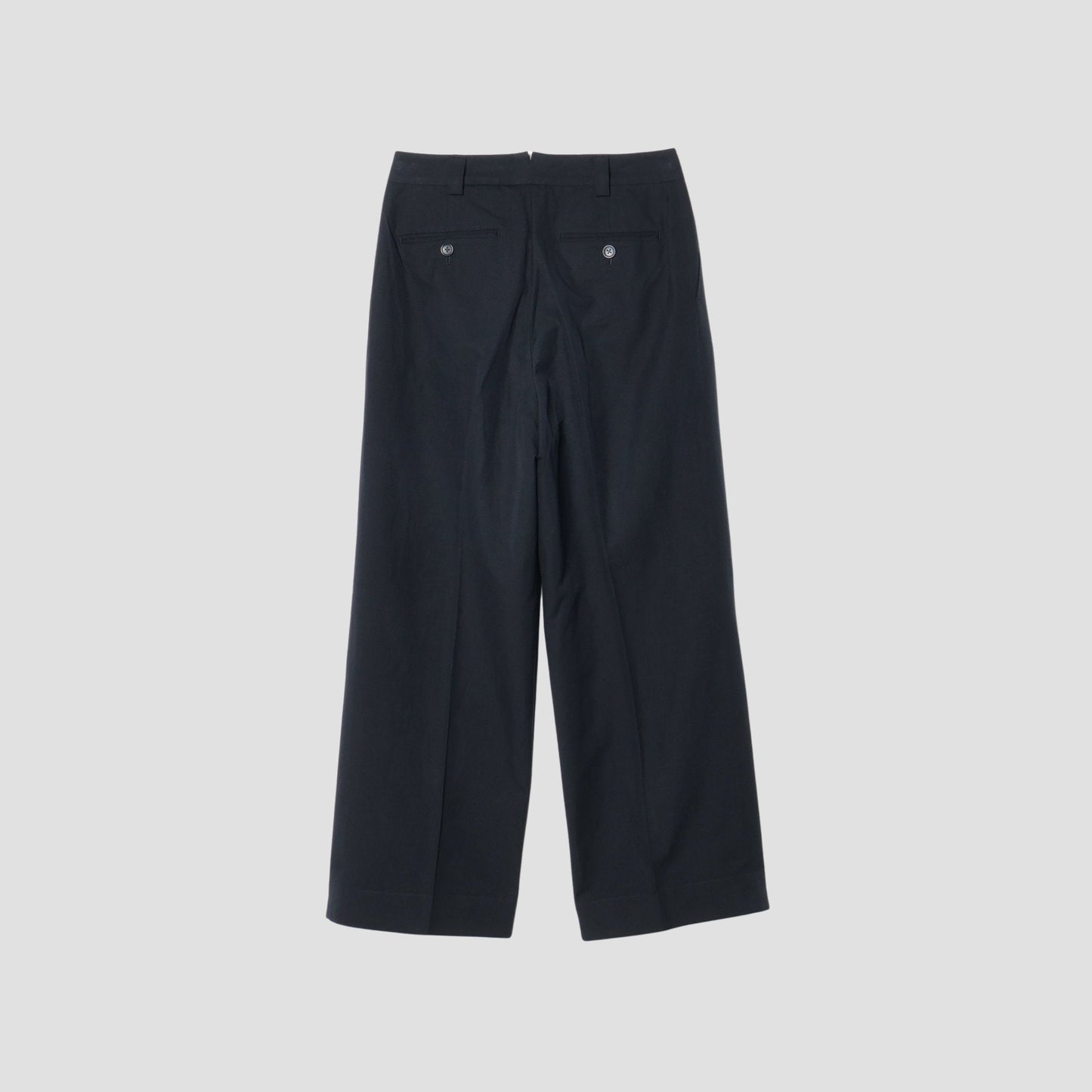 COTTON LINEN OXFORD TROUSERS