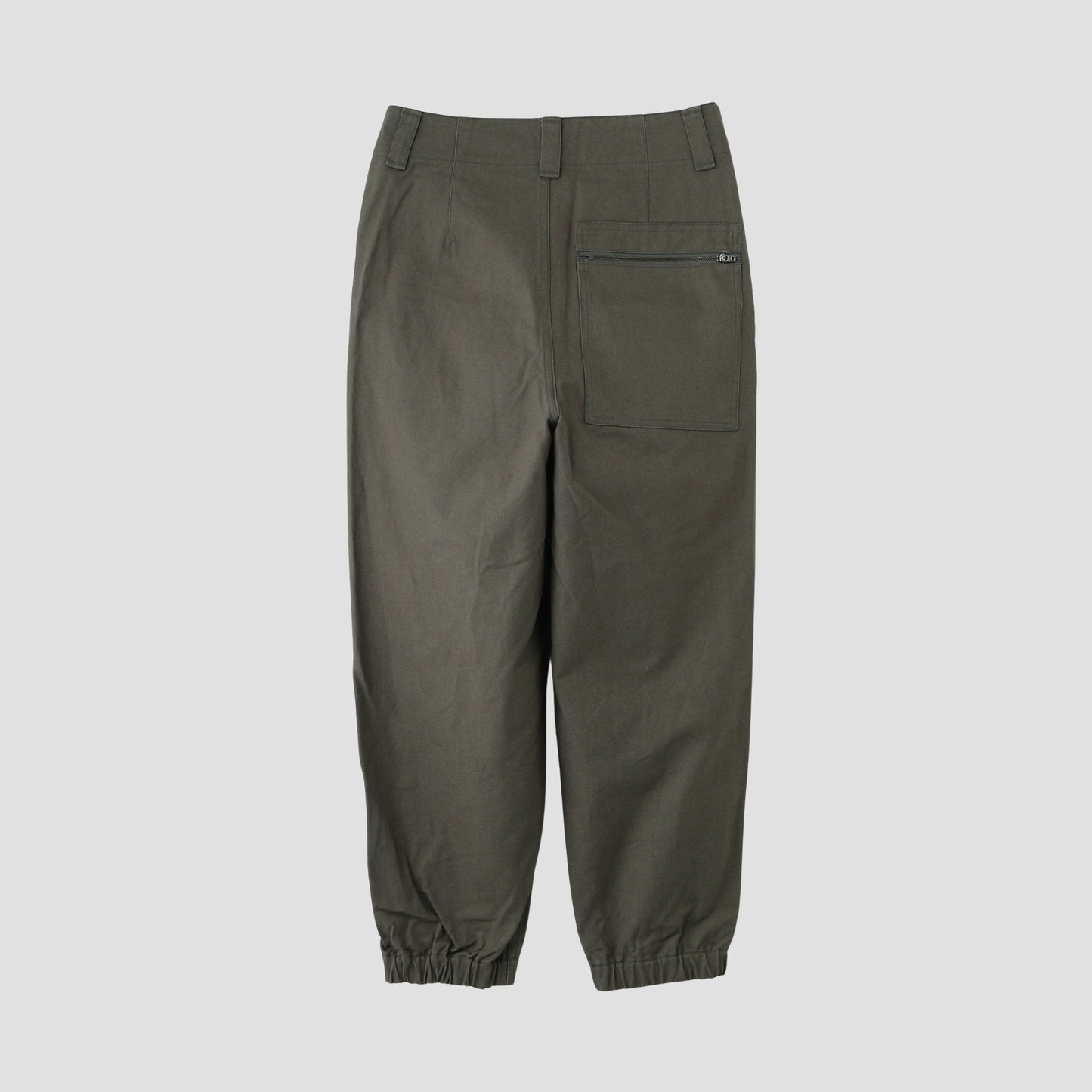ORGANIC COTTON GABARDINE TROUSERS