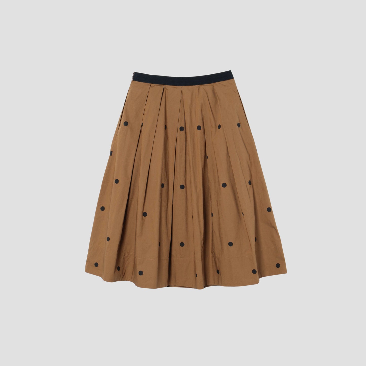 BIG SPOT COTTON SKIRT