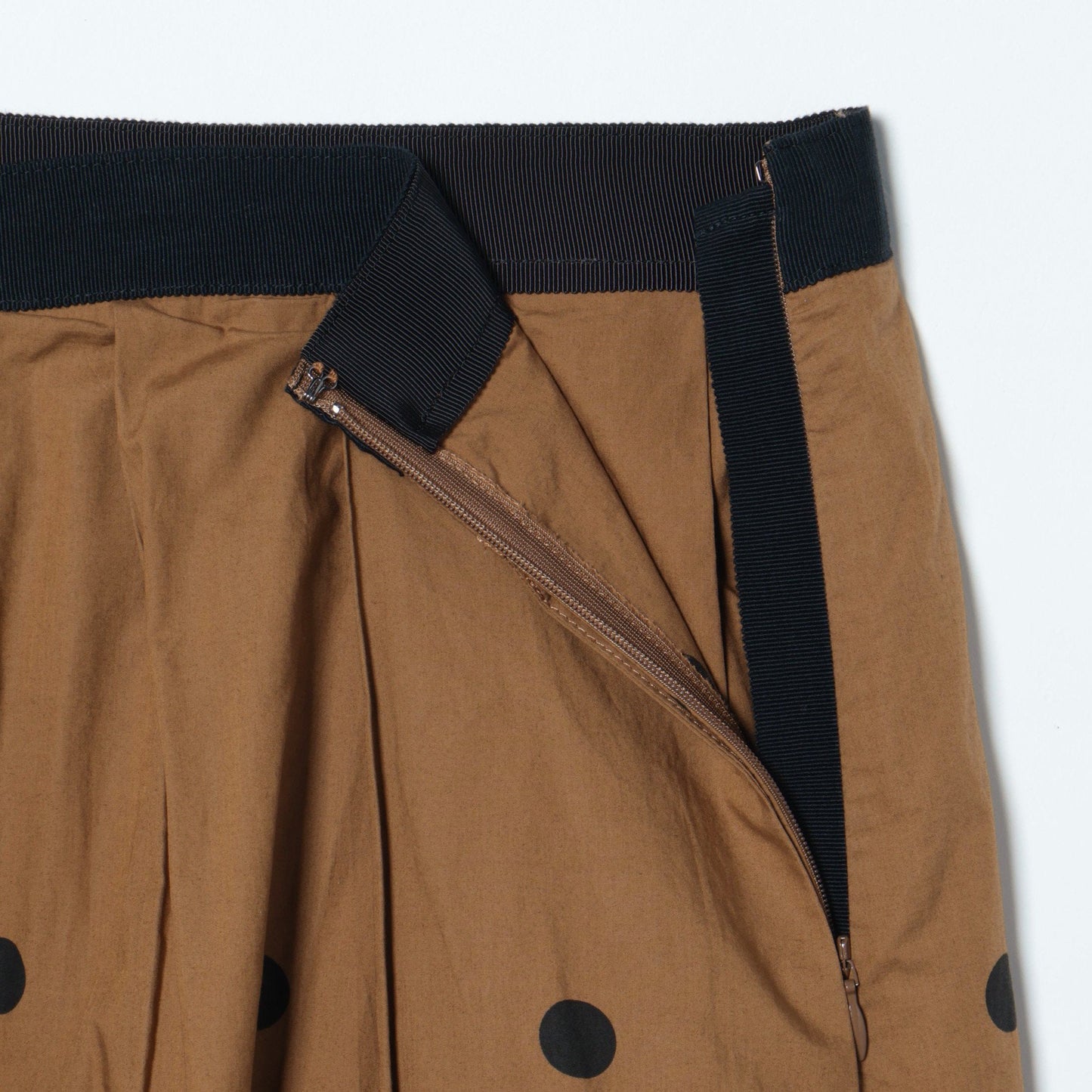 BIG SPOT COTTON SKIRT