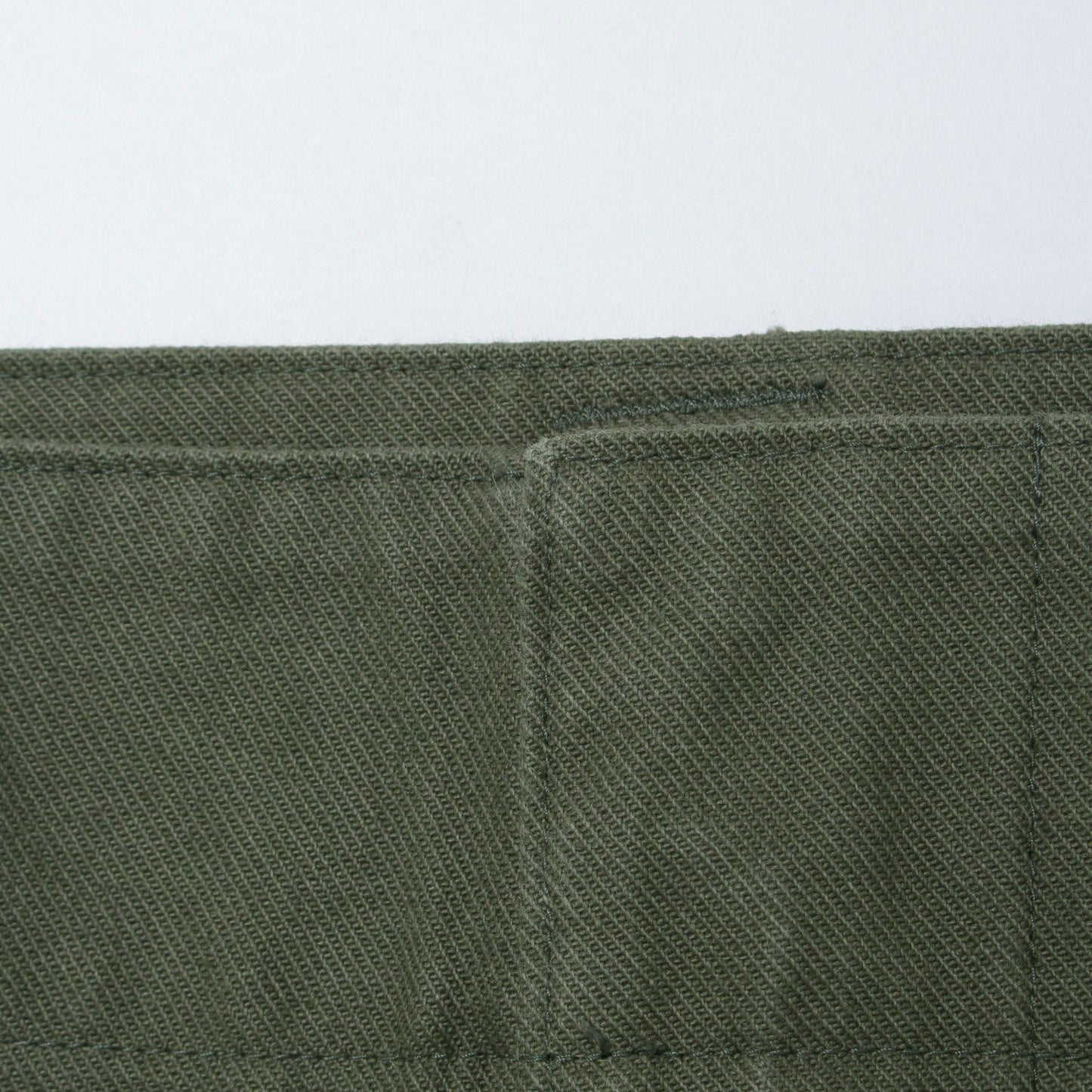 ORGANIC COTTON GABARDINE TROUSERS