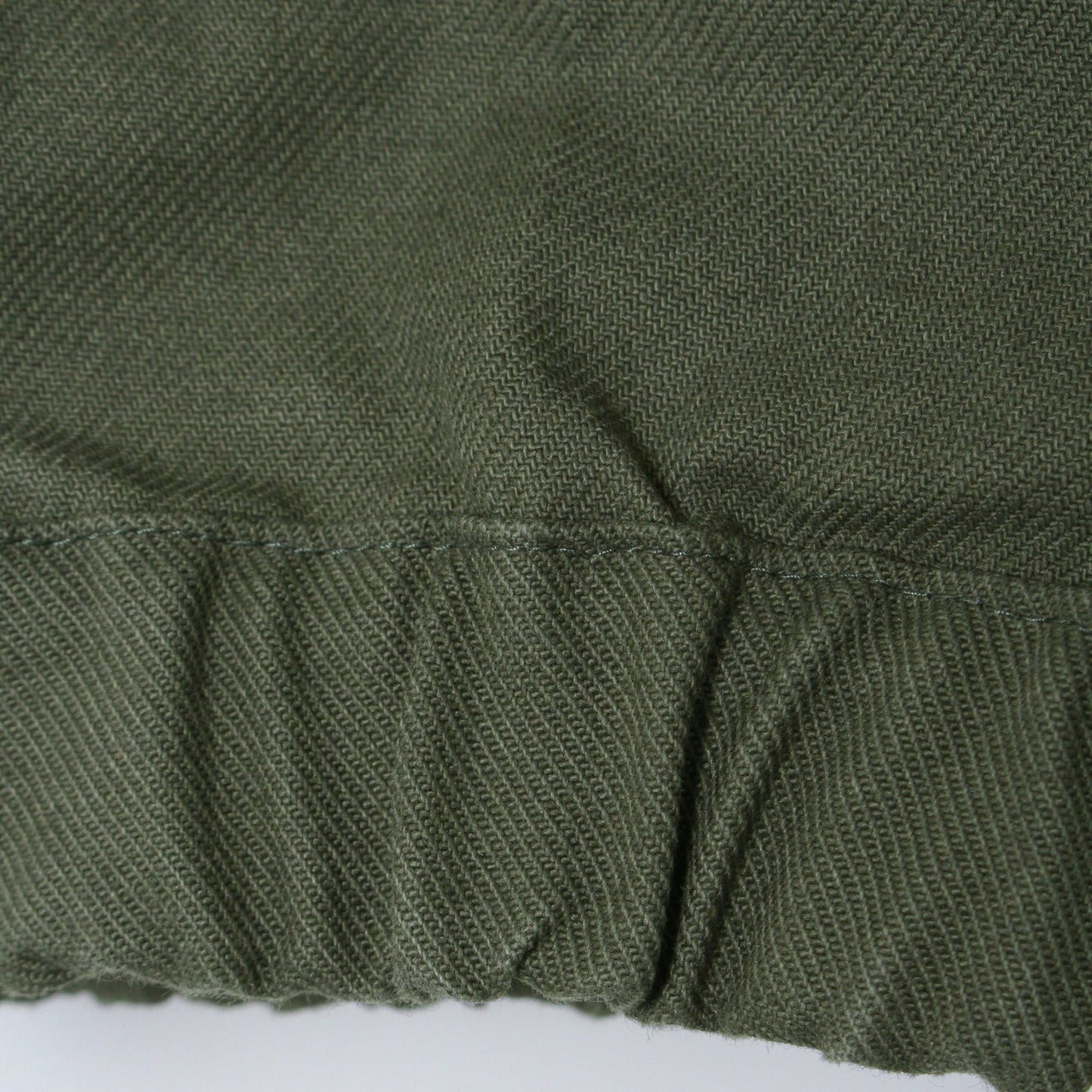 ORGANIC COTTON GABARDINE TROUSERS