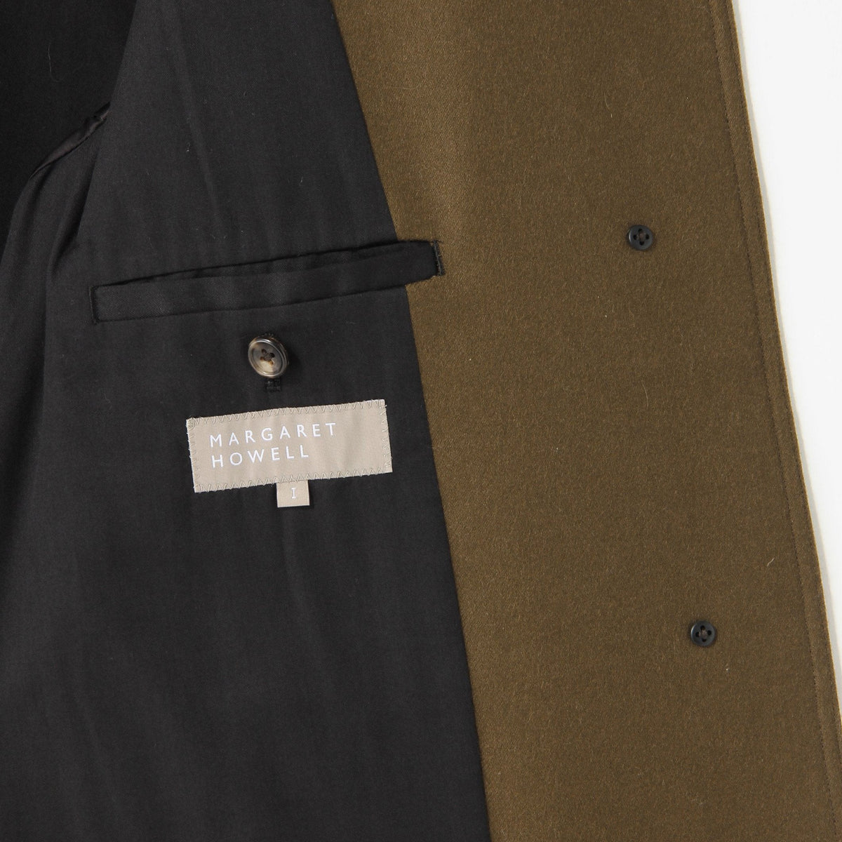 MILLED SERGE COAT