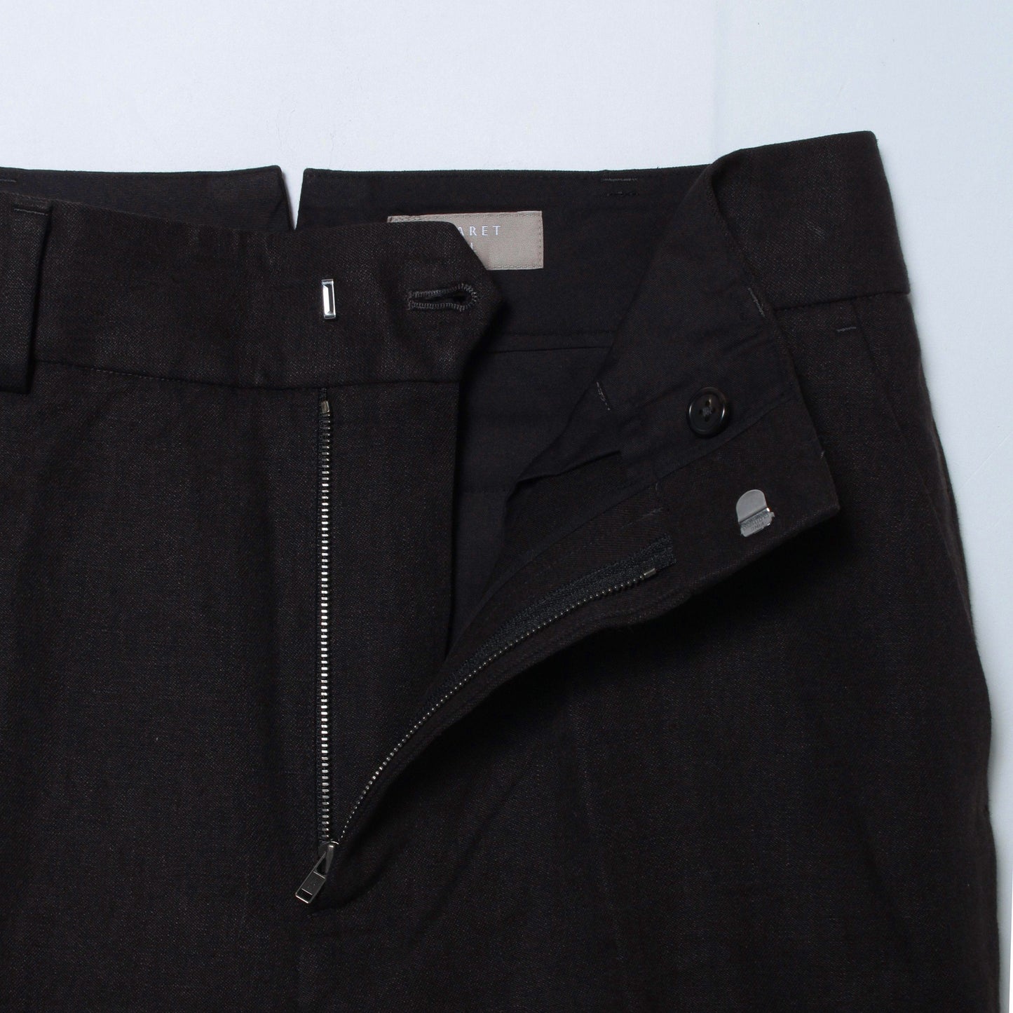 LINEN TWILL TROUSERS