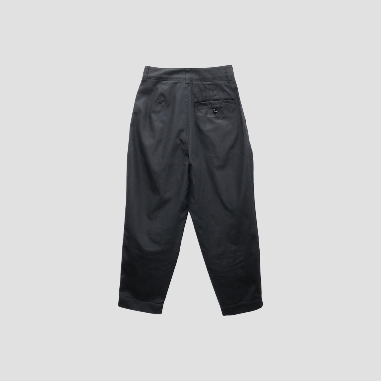 CRISP COTTON TWILL TROUSERS