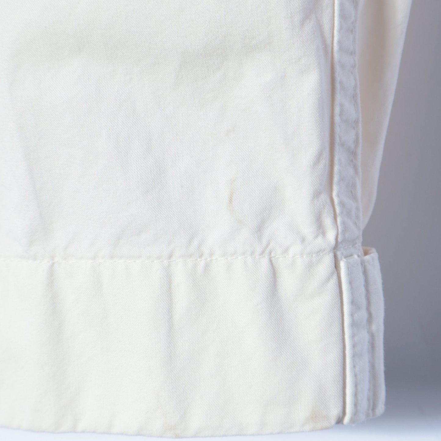 SUPERFINE COTTON TWILL TROUSERS