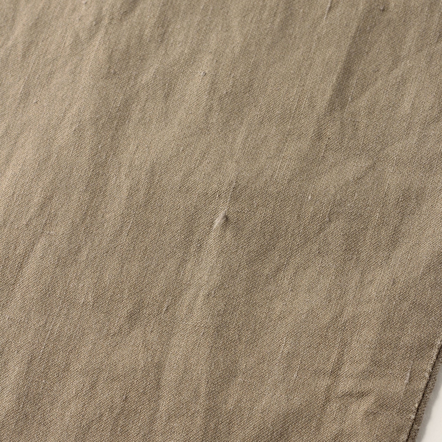 LINEN COTTON TWILL TROUSERS