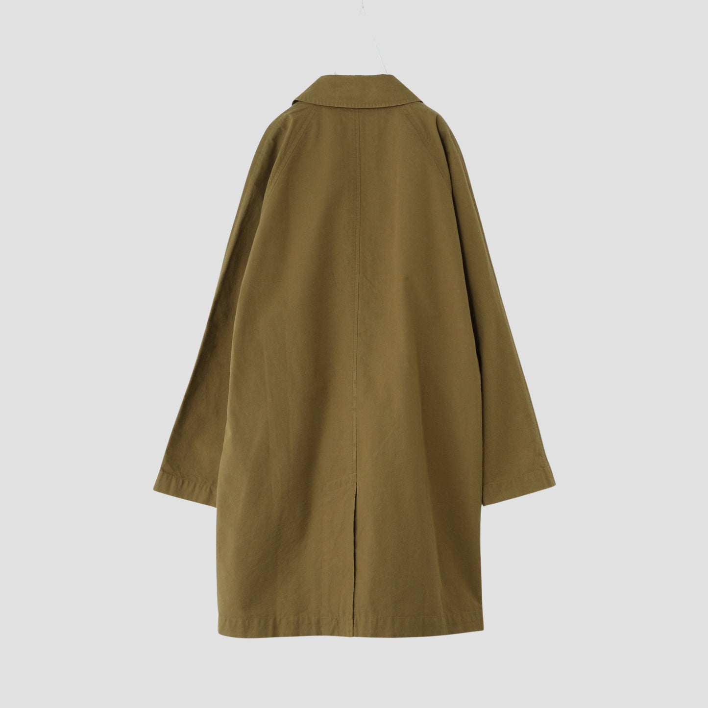 WASHED COTTON POPLIN COAT