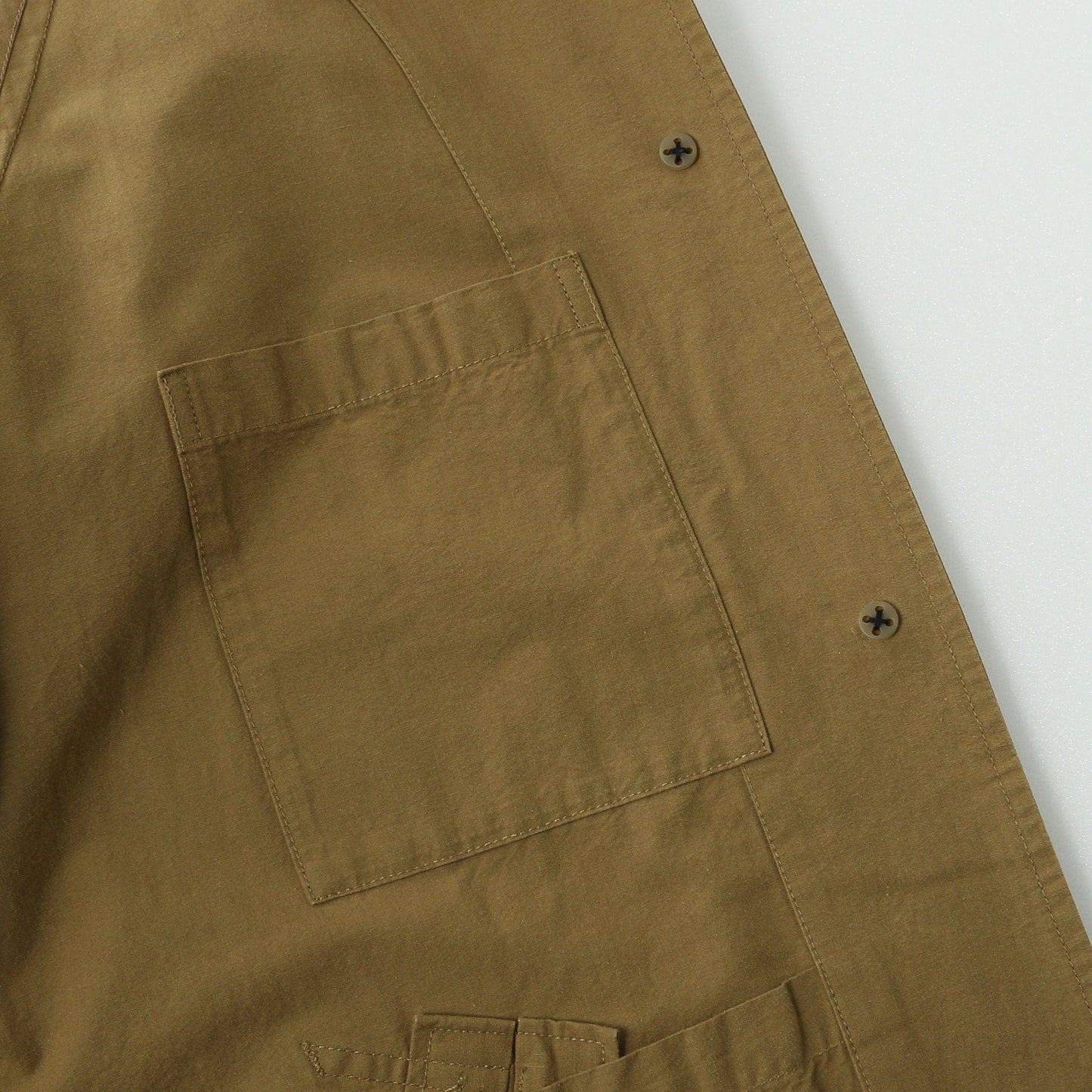 WASHED COTTON POPLIN COAT