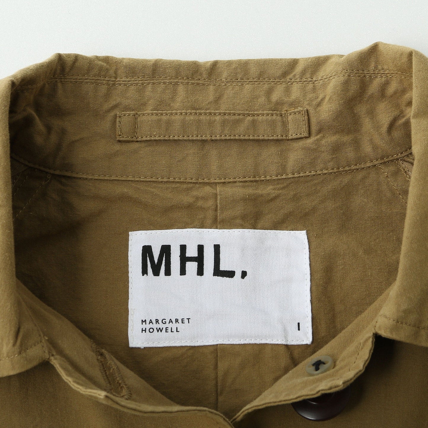 WASHED COTTON POPLIN COAT