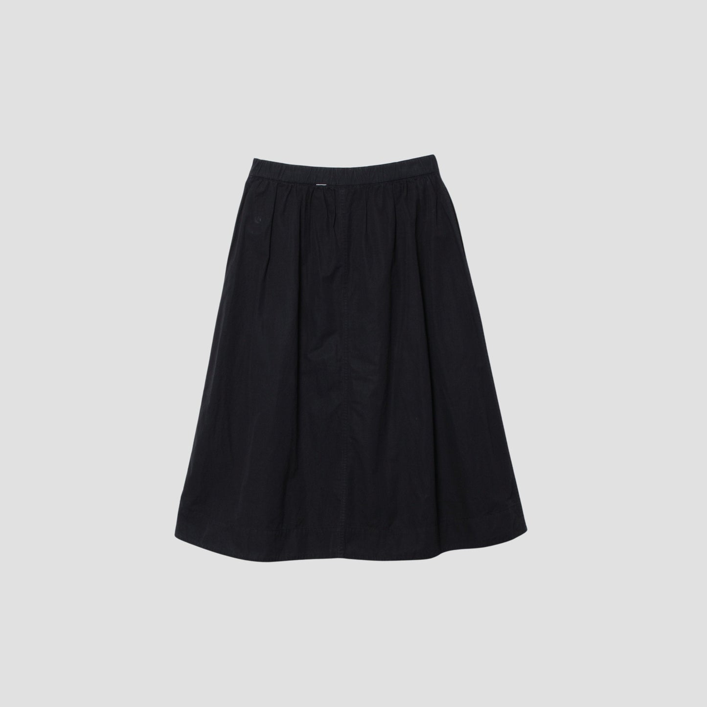 COTTON RAMIE TOUGH POPLIN SKIRT