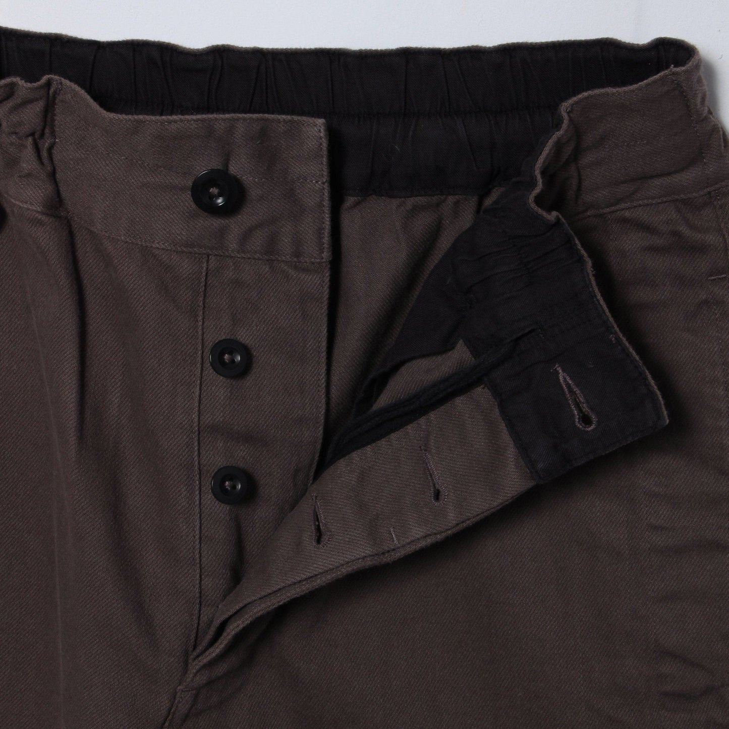 WORN COTTON DRILL TROUSERS