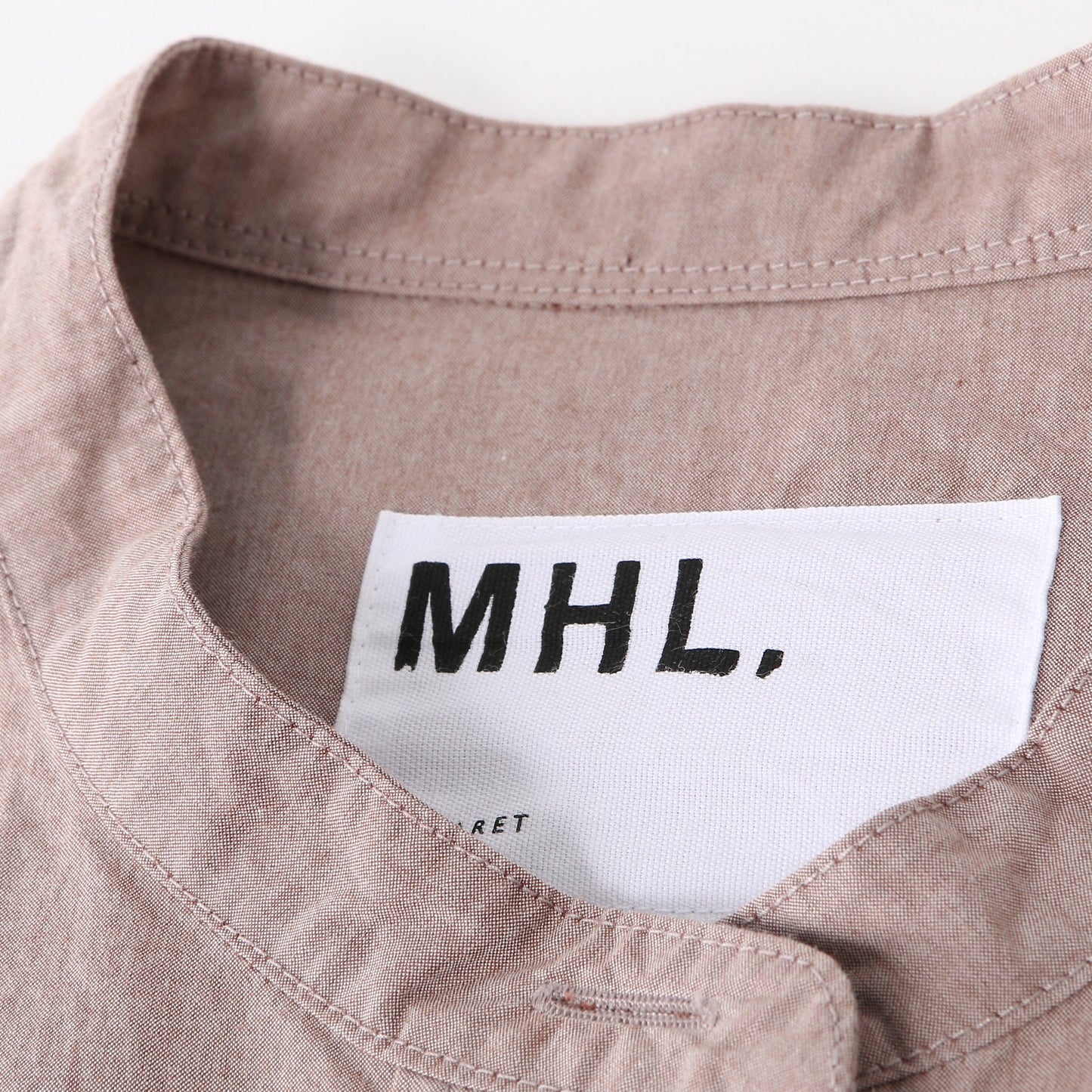 NATURAL COTTON CHAMBRAY SHIRT