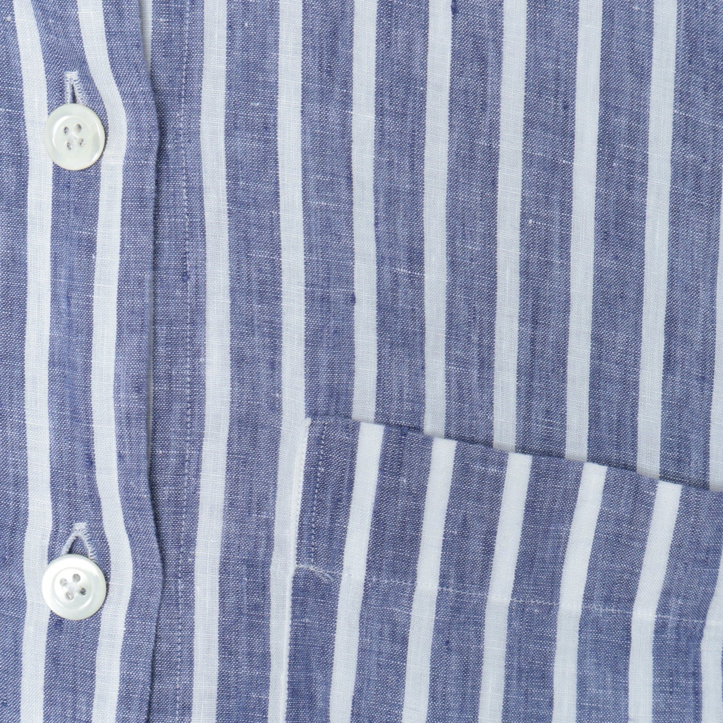 WIDE STRIPE LINEN SHIRT