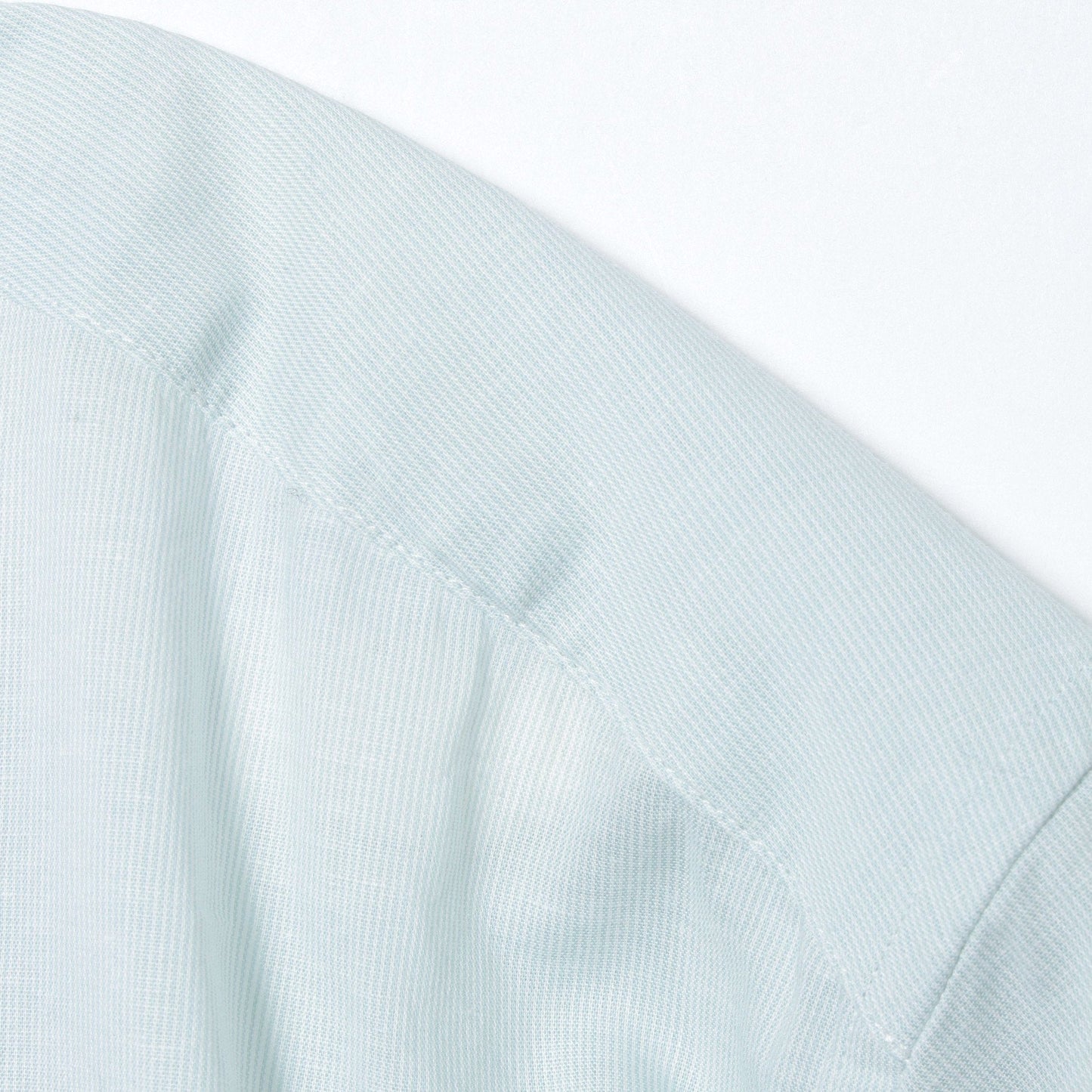 HAIRLINE STRIPE COTTON LINEN SHIRT