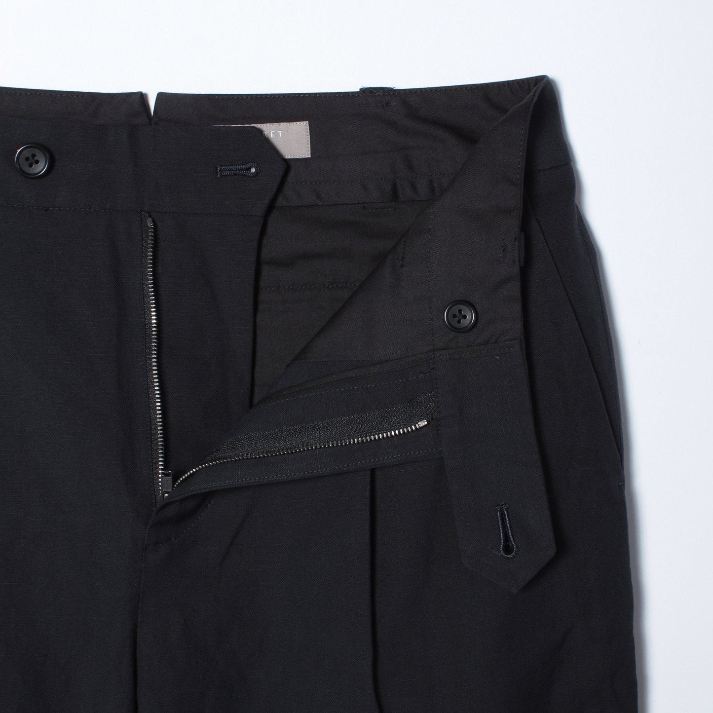 COTTON LINEN SILK TROUSERS