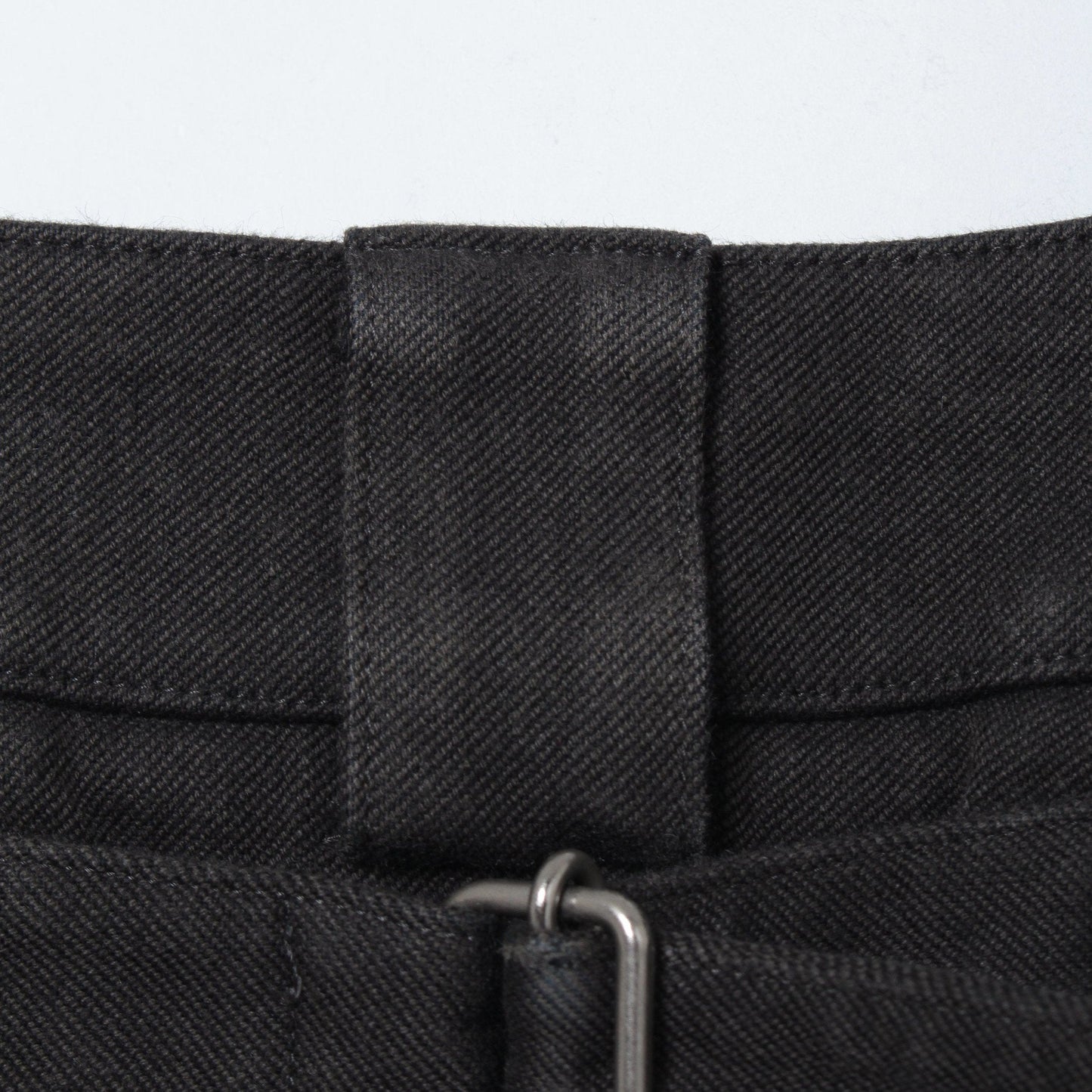 WORN COTTON TWILL SKIRT