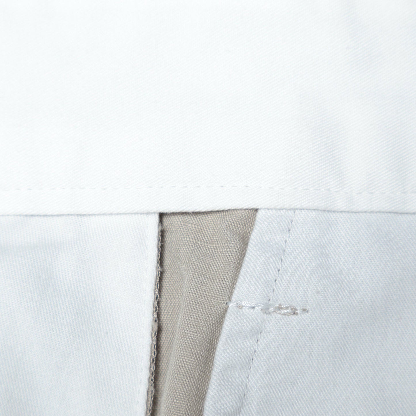 PLAIN WEAVE COTTON LINEN TROUSERS