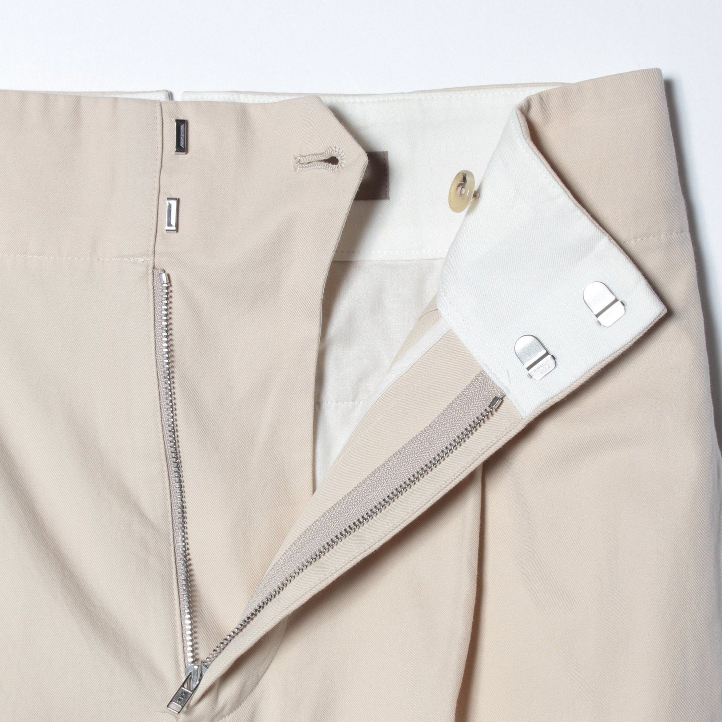 COTTON GABARDINE TROUSERS