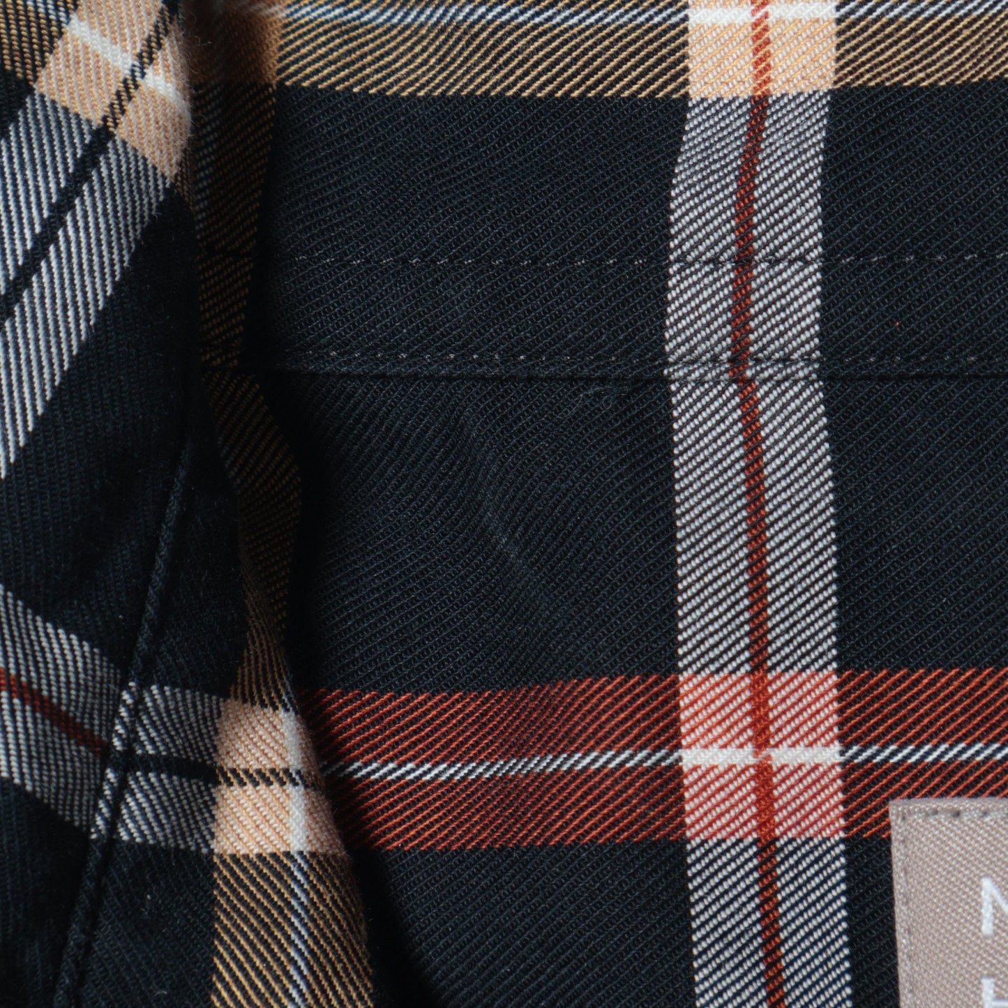 CHECK COTTON WOOL TWILL SHIRT