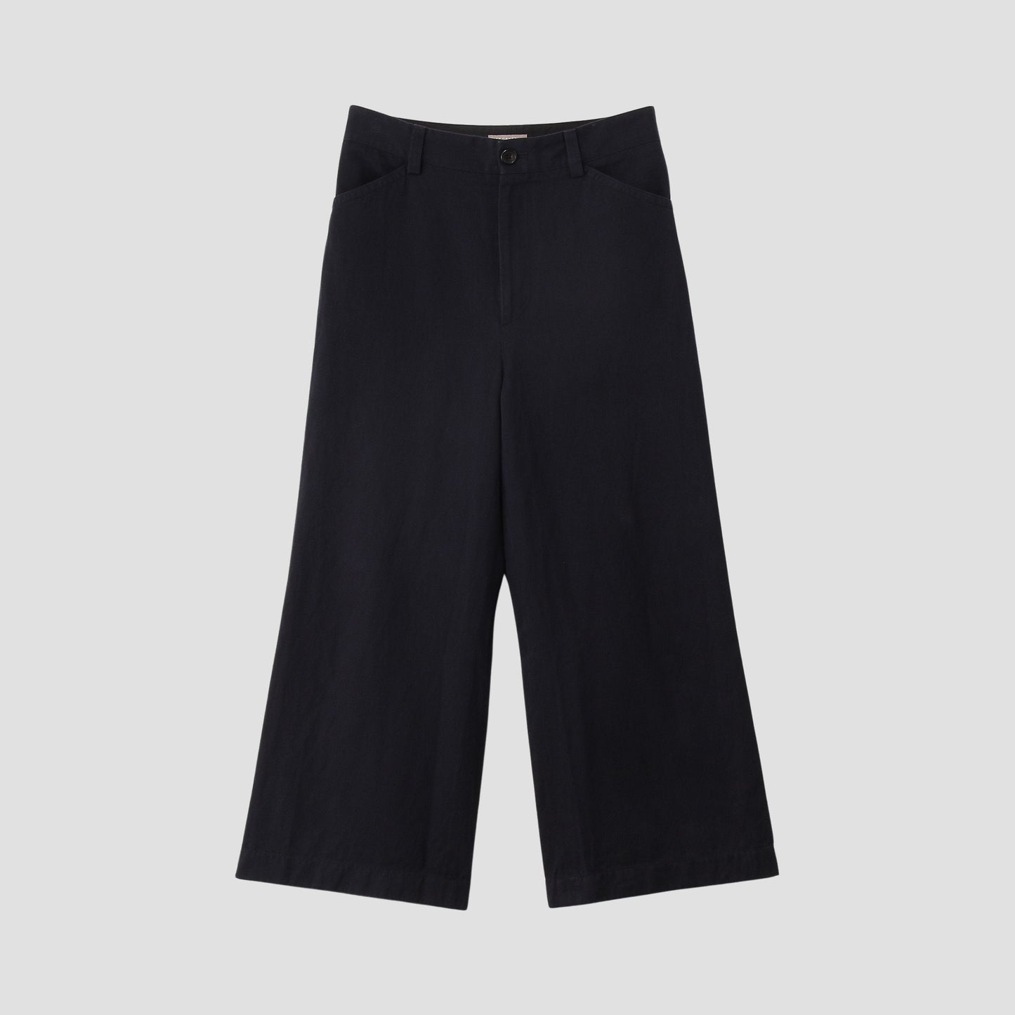 COTTON LINEN TWILL TROUSERS