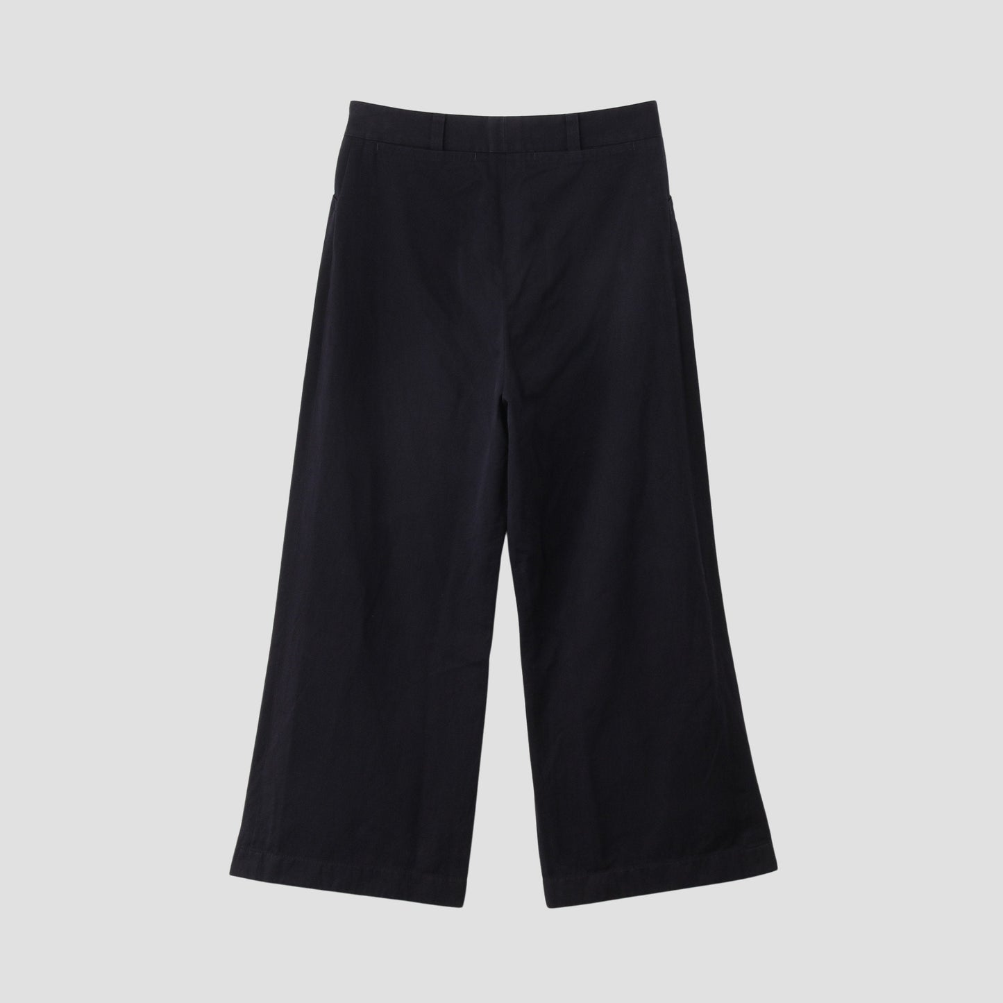 COTTON LINEN TWILL TROUSERS