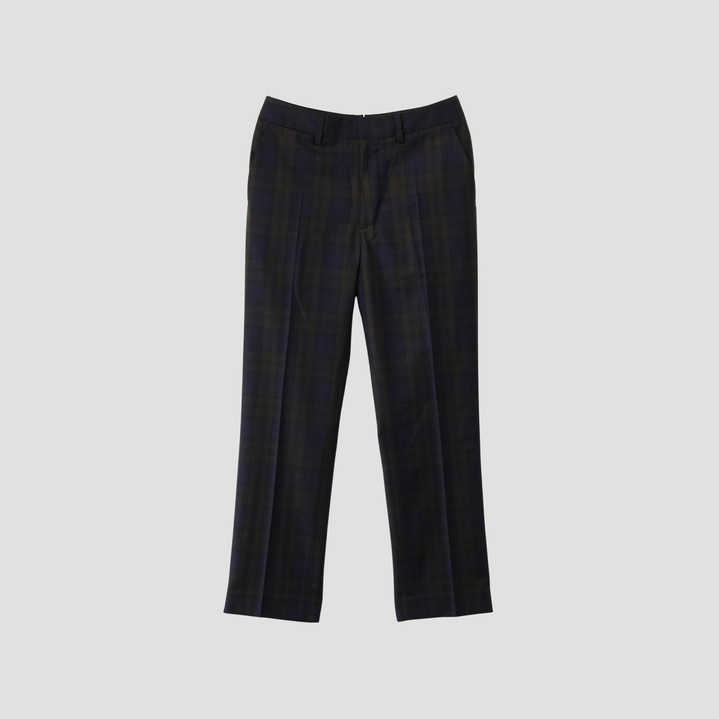 WOOL BLACKWATCH TROUSERS