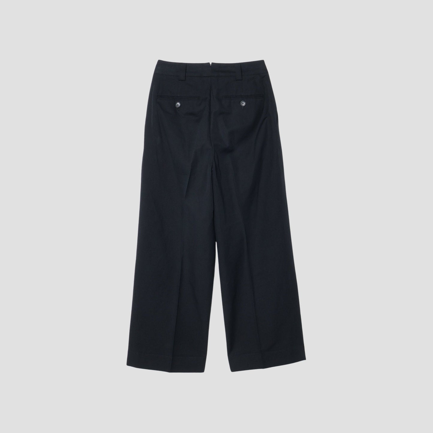 COTTON LINEN OXFORD TROUSERS