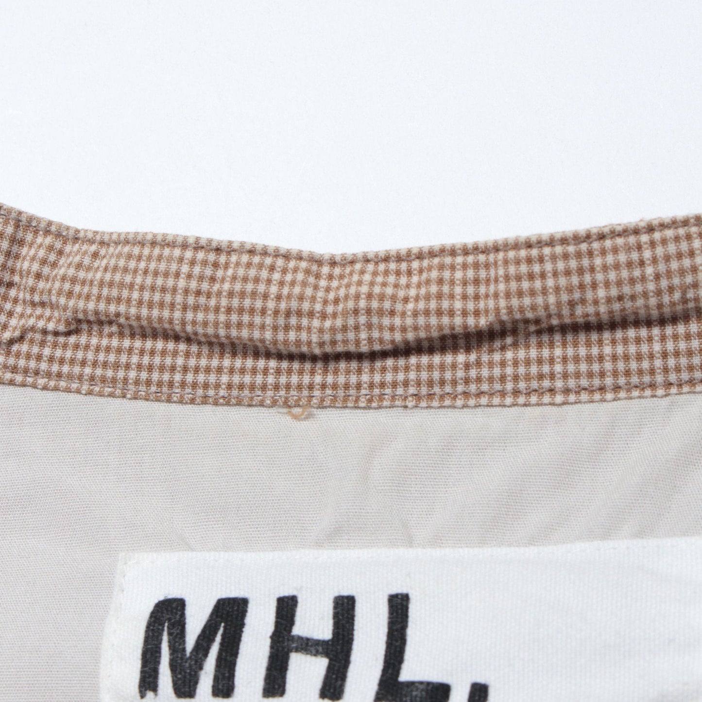 TINY CHECK COTTON SHIRT