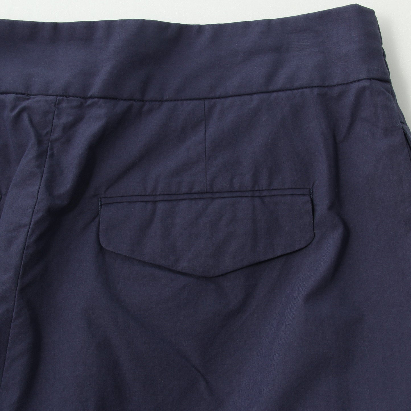 WASHED COTTON POPLIN TROUSERS