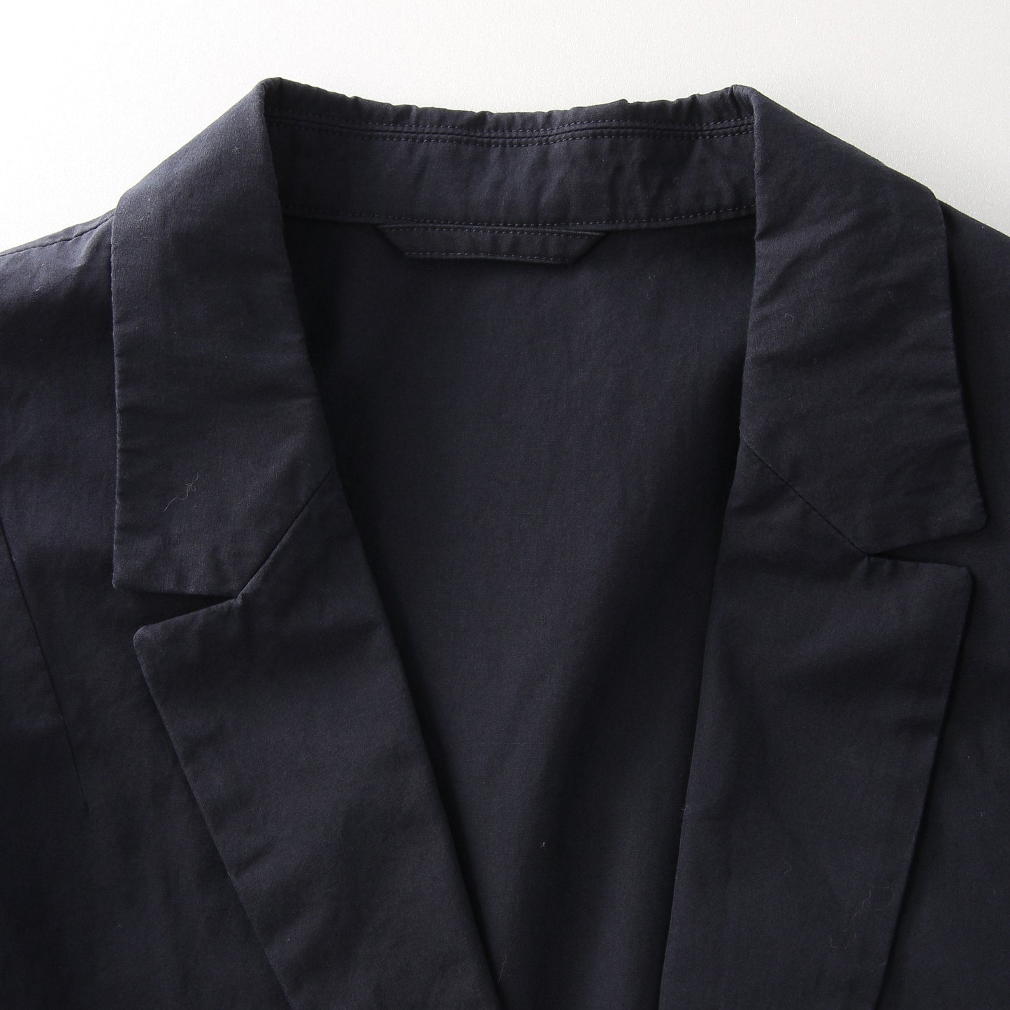WASHED YARN DYE COTTON POPLIN JACKET
