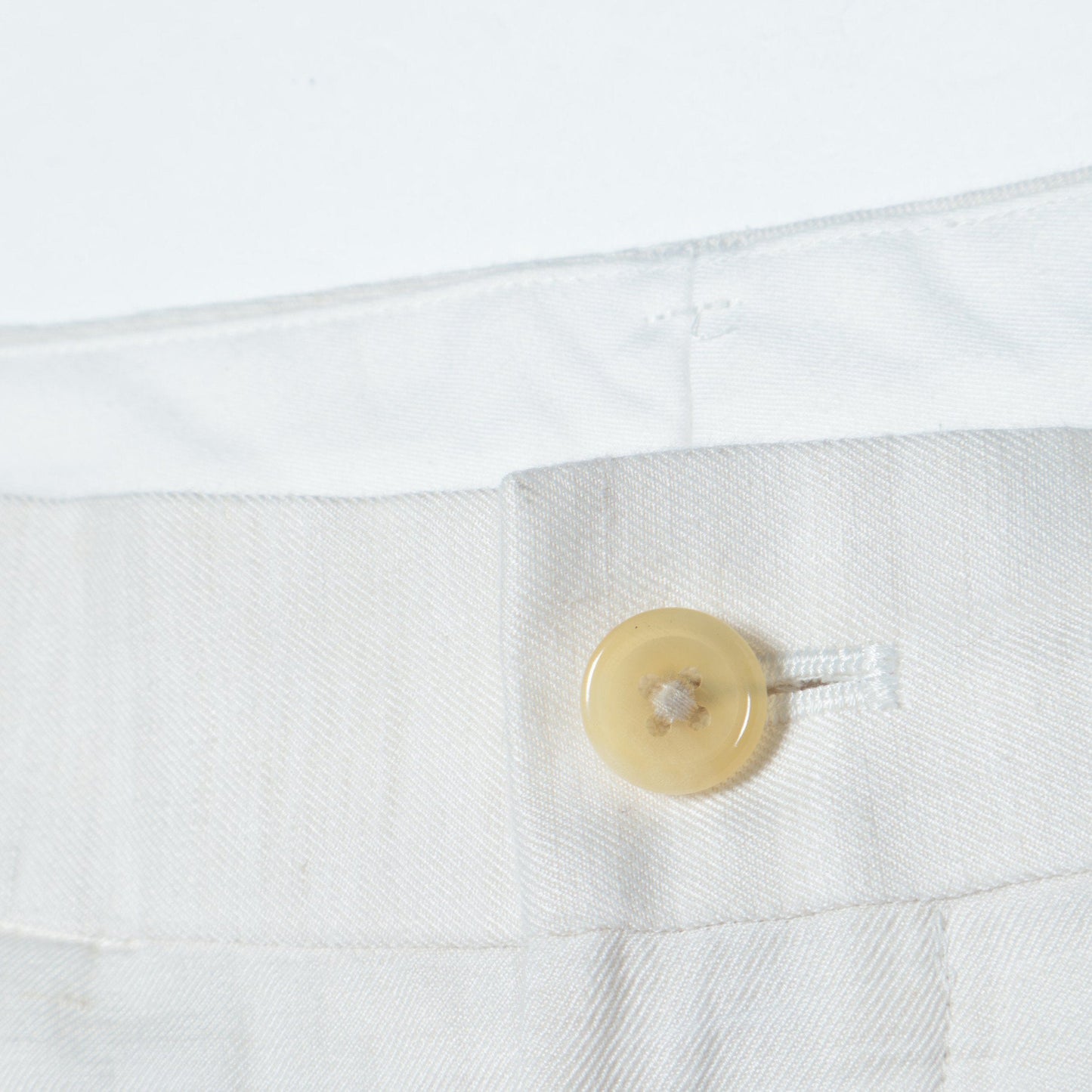 COTTON LINEN TWILL TROUSERS